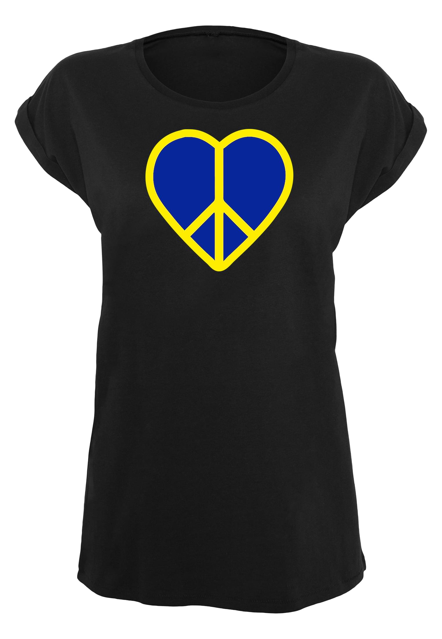Merchcode Ladies Maglietta Peace Heart Peace Basic