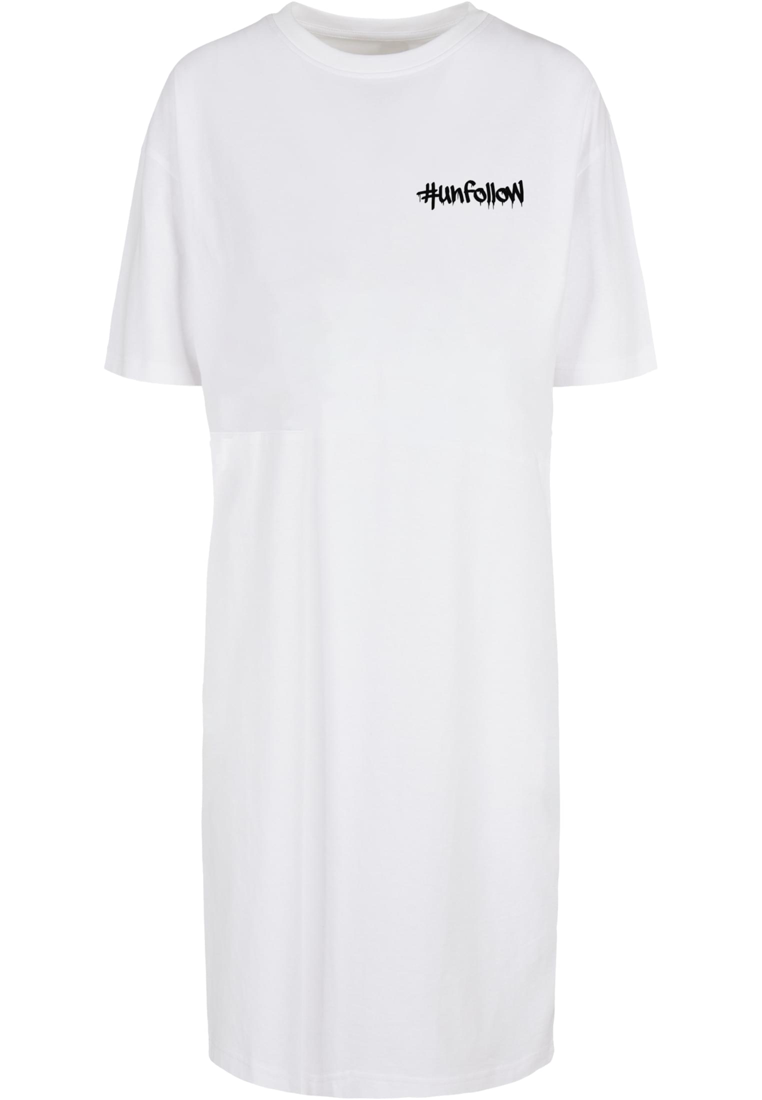 Merchcode Ladies Maglietta Unfollow Essentials Oversized Slit
