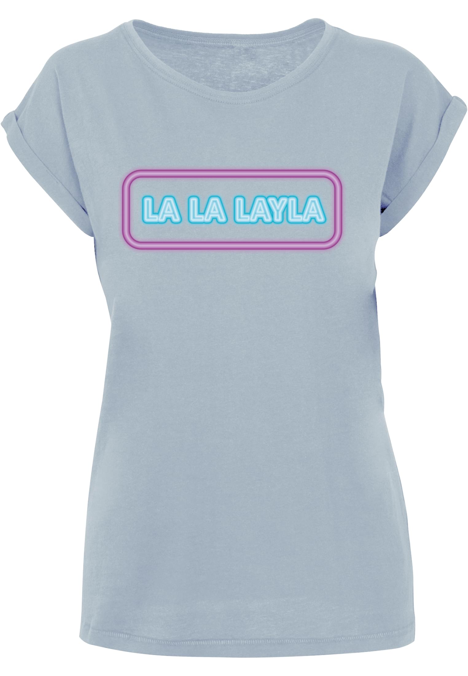 Merchcode Ladies Maglietta LA LA LAYLA ocean