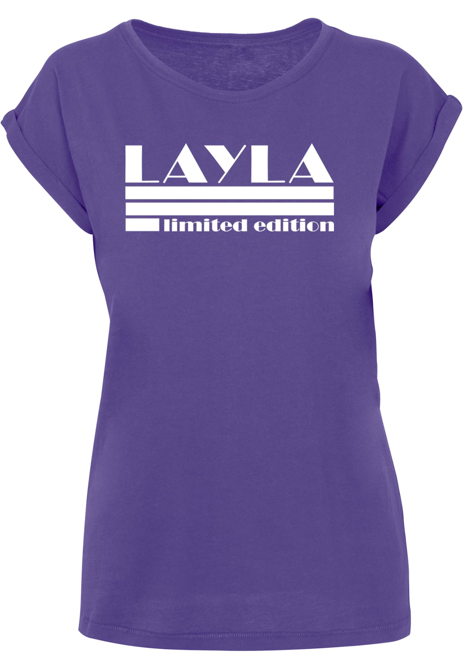 Merchcode Ladies Maglietta Layla Limited Edition ultraviolet
