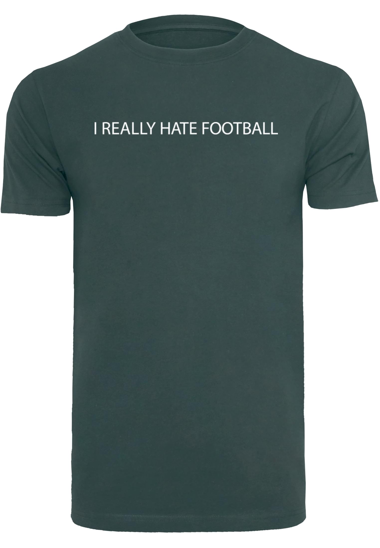 Merchcode Maglietta Hate Football Round Neck bottlegreen