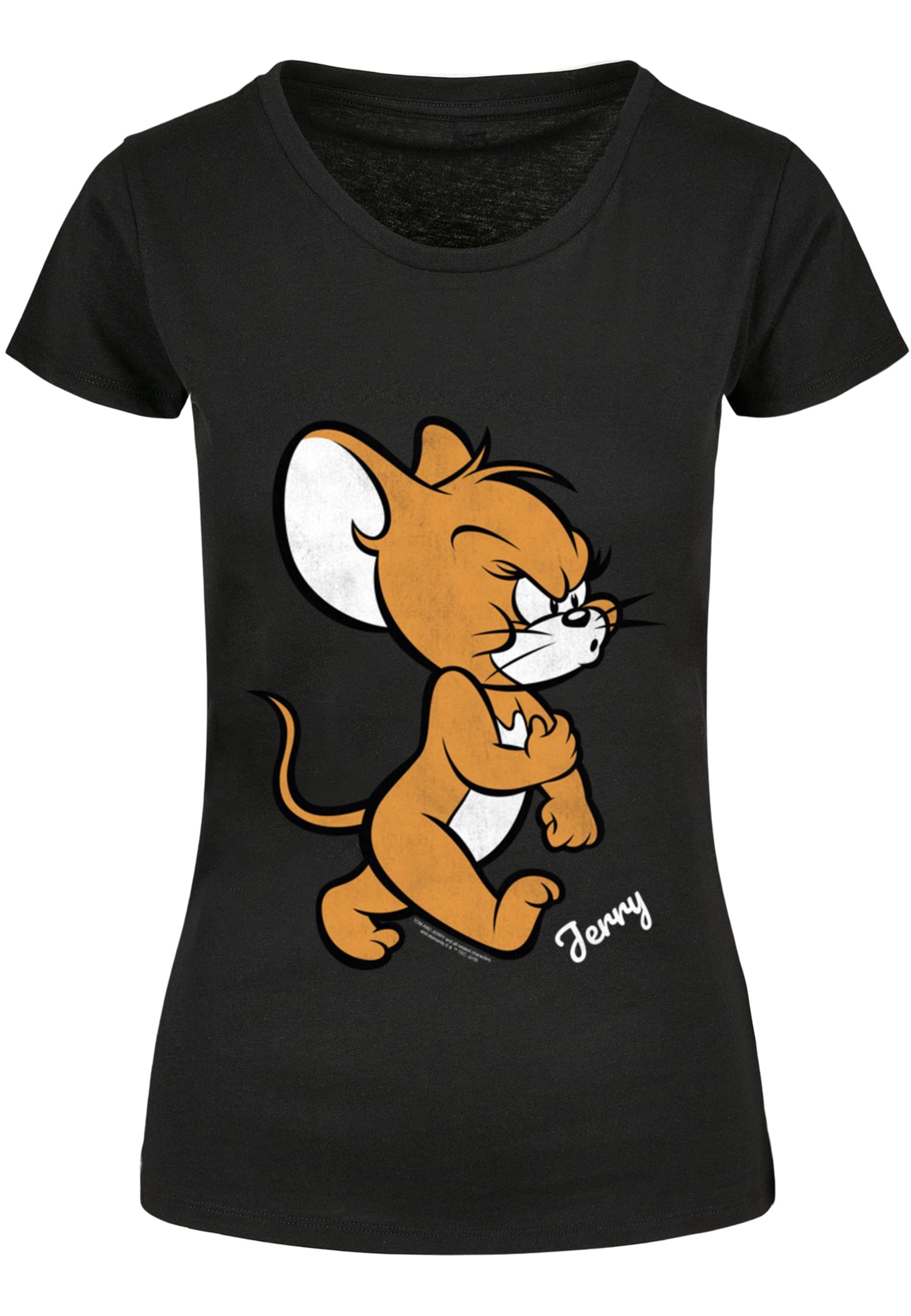Merchcode Ladies Maglietta Tom Jerry Angry Mouse