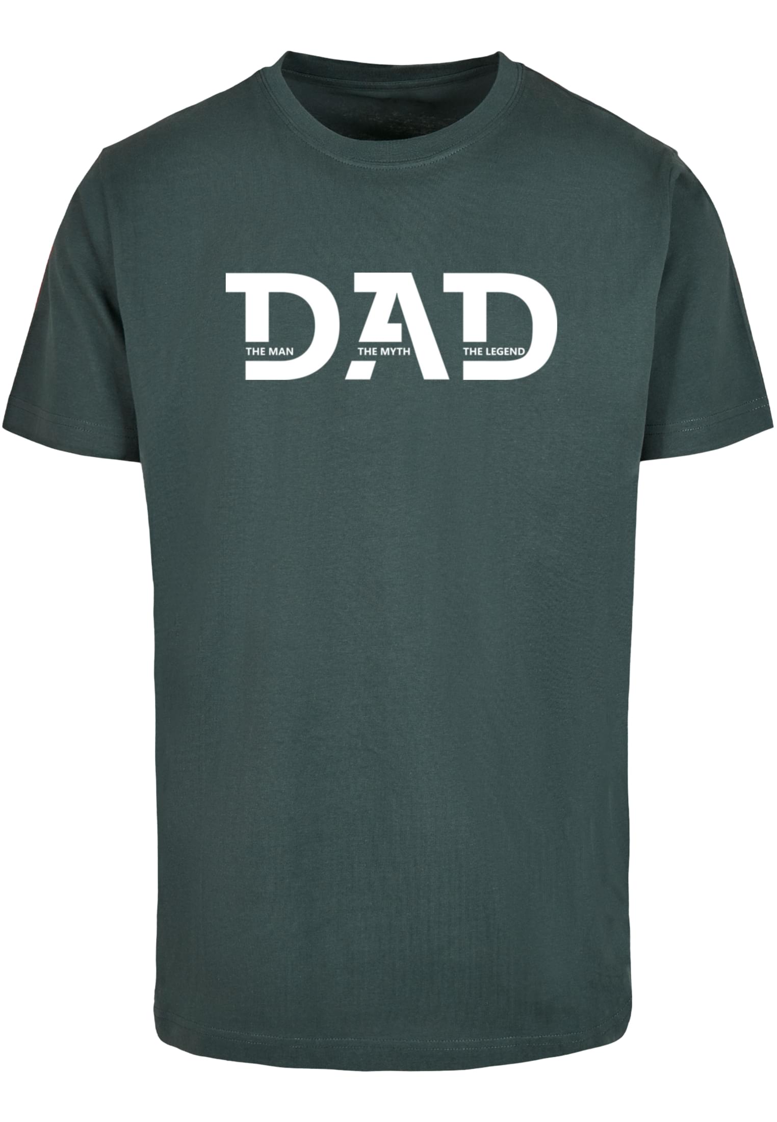 Merchcode Maglietta Fathers Day The The Myth, The Legend bottlegreen