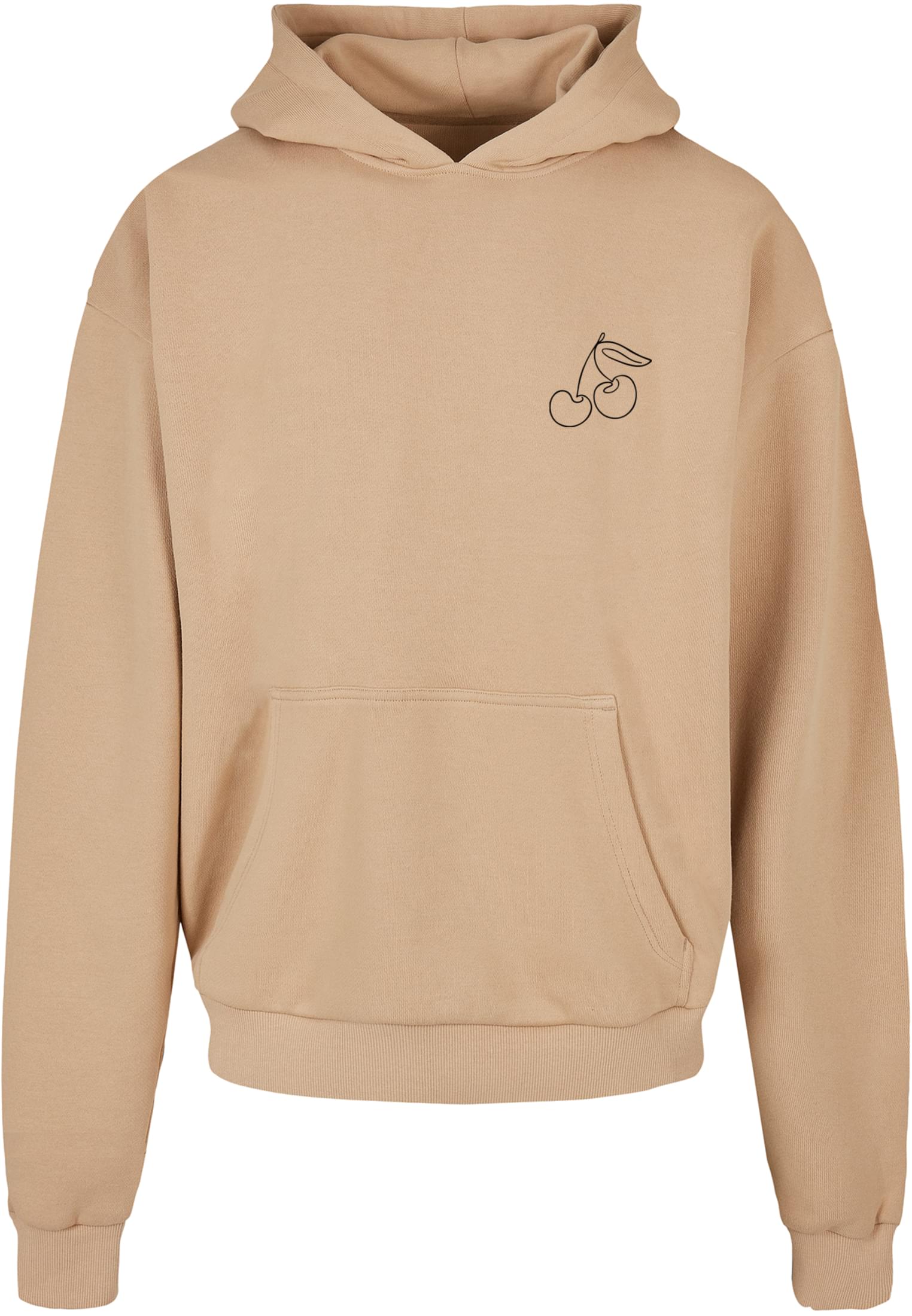 Merchcode Felpa con cappuccio Cherry Ultra Heavy unionbeige