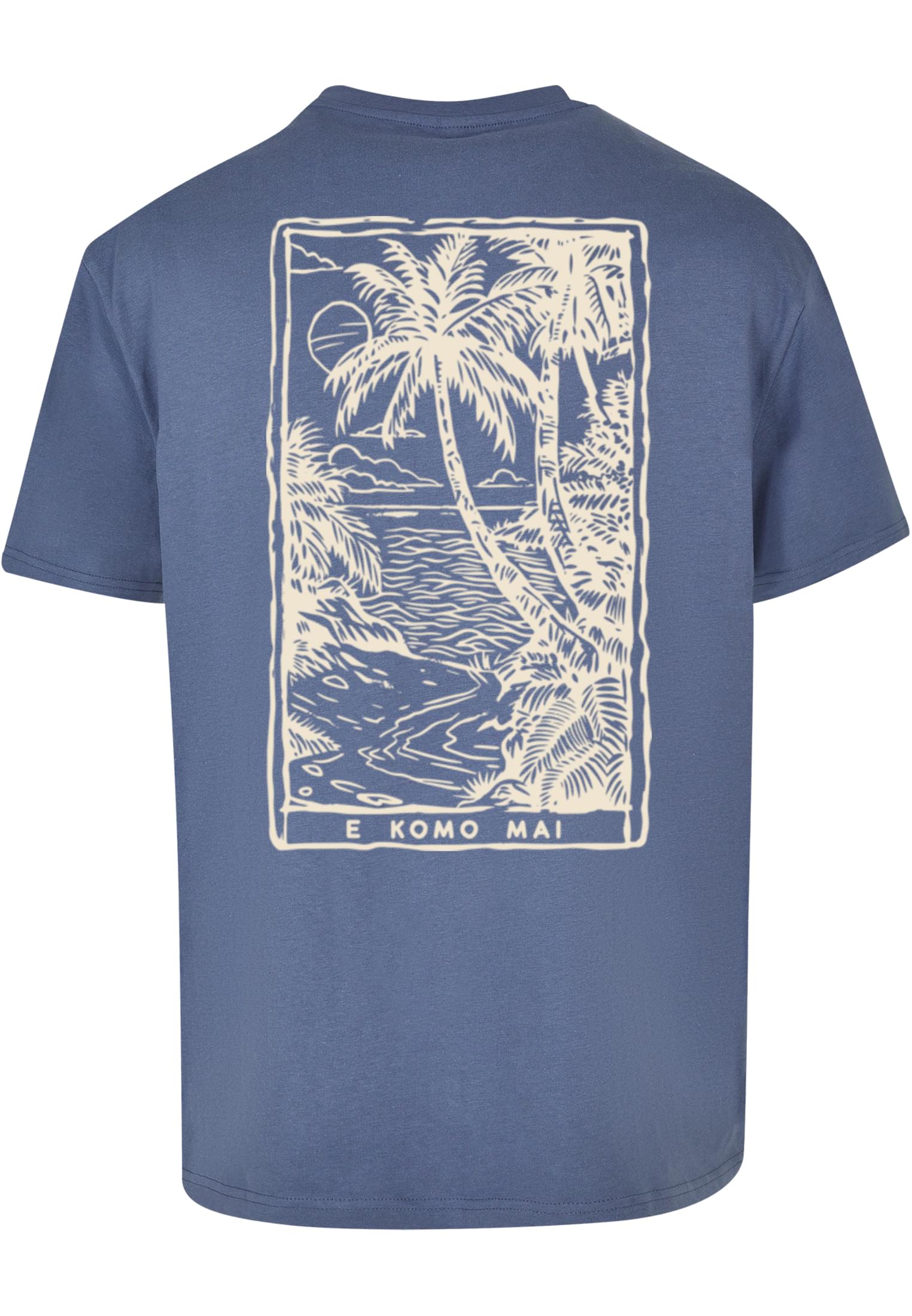 Merchcode Maglietta Hawai Oversized vintageblue