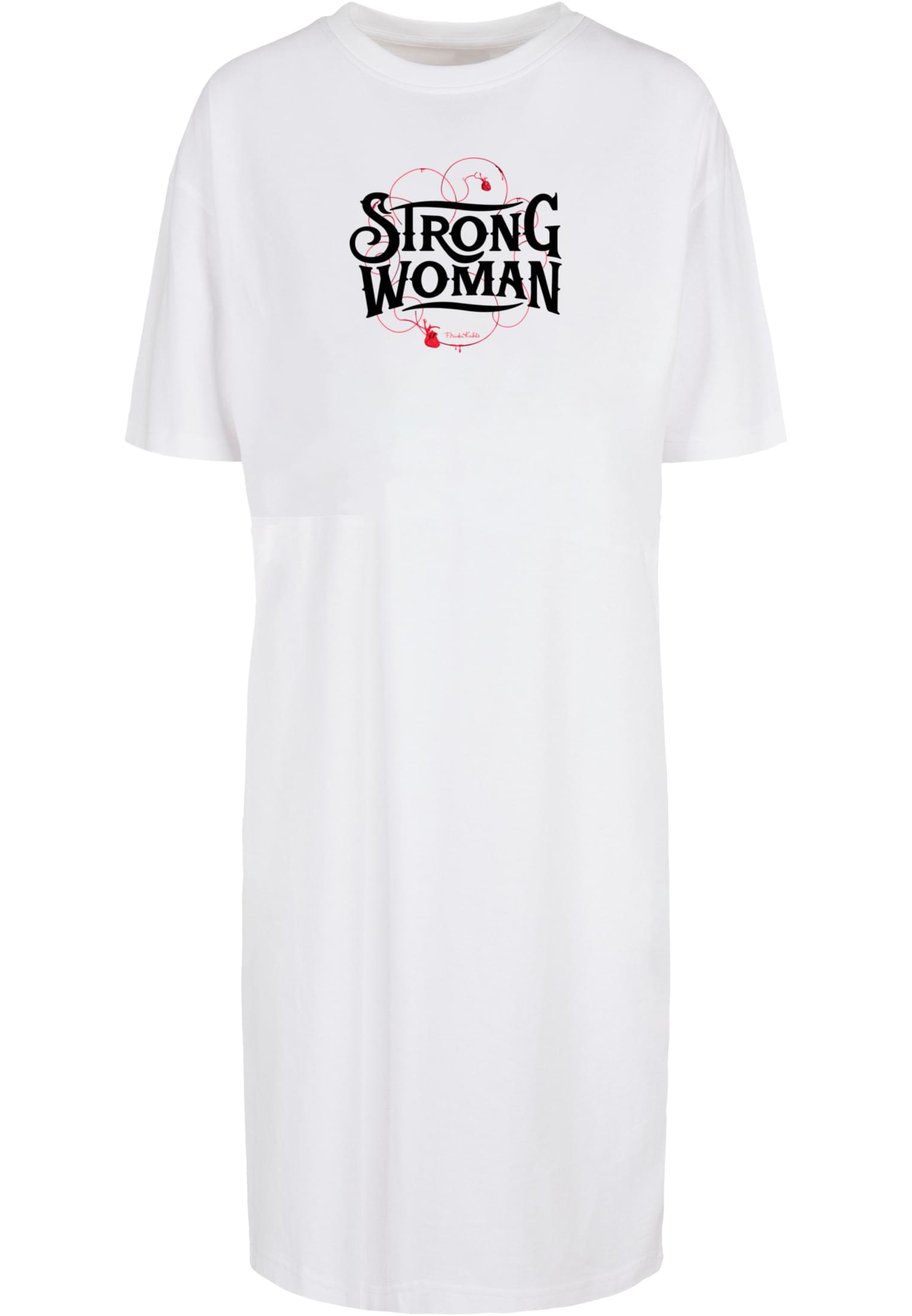 Merchcode Ladies Maglietta Frida Kahlo Strong Essentials Oversized Slit