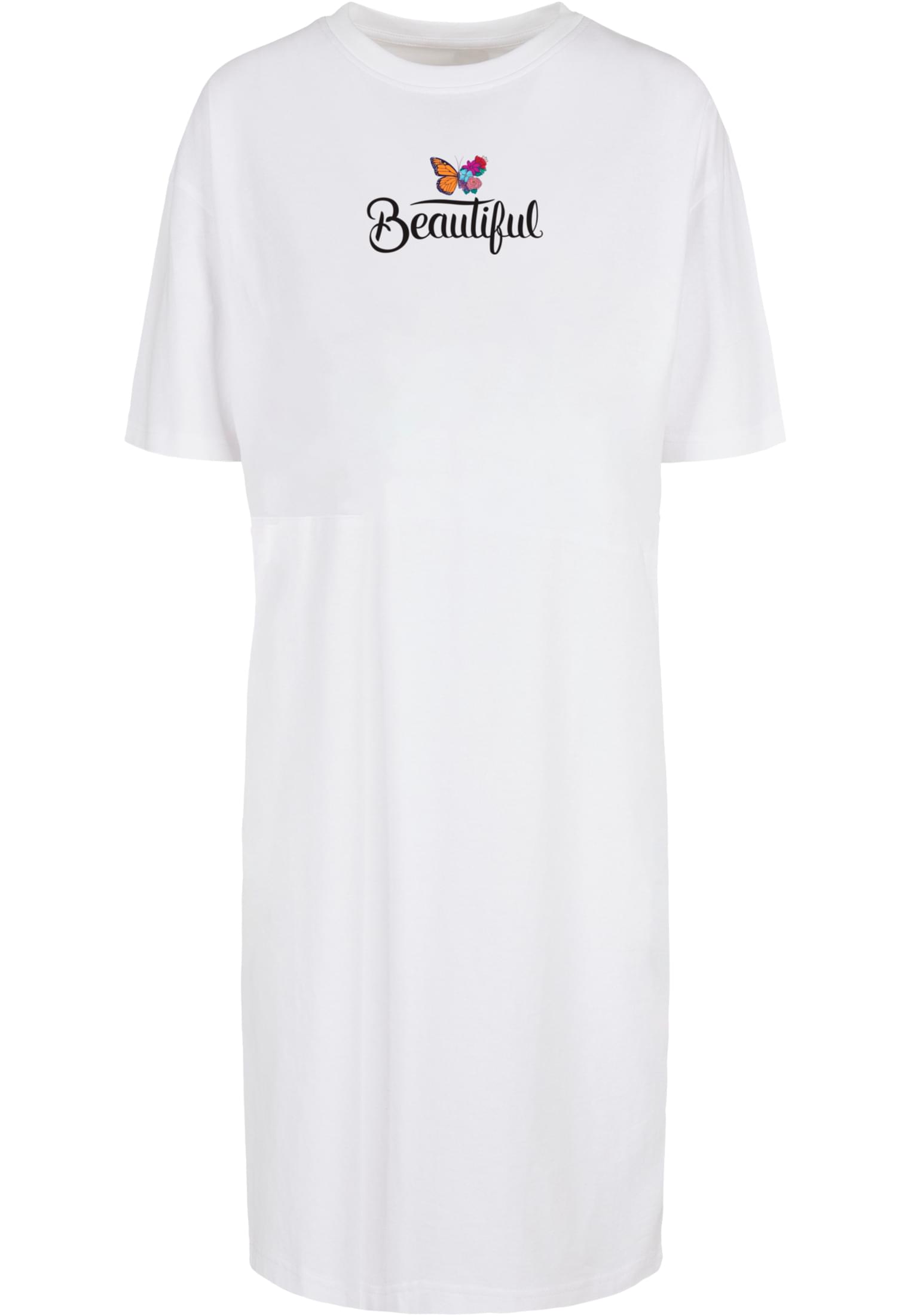 Merchcode Ladies Maglietta Frida Kahlo Beautiful butterfly Essentials Oversized Slit