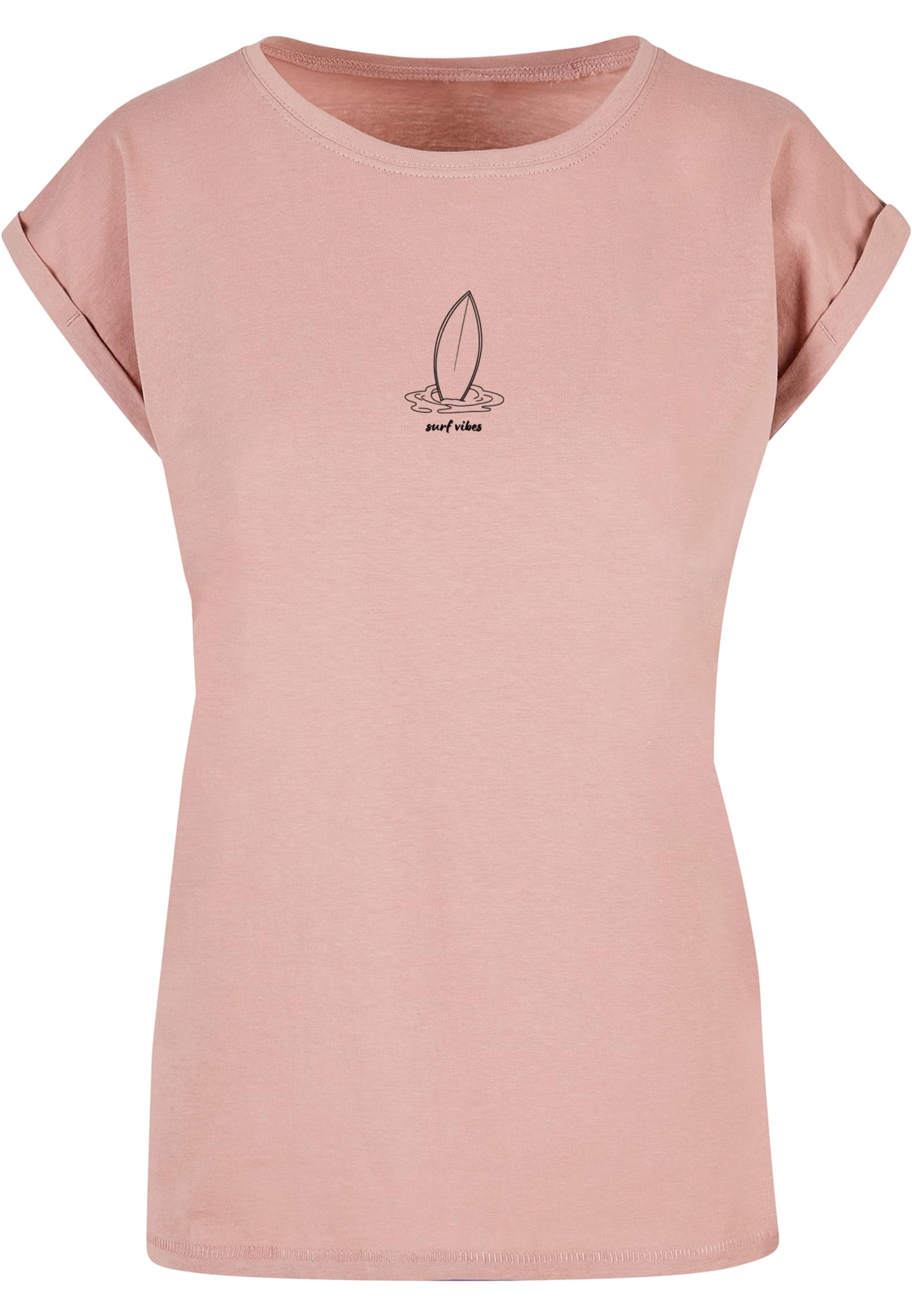 Merchcode Ladies Maglietta Summer Surf Vibes duskrose