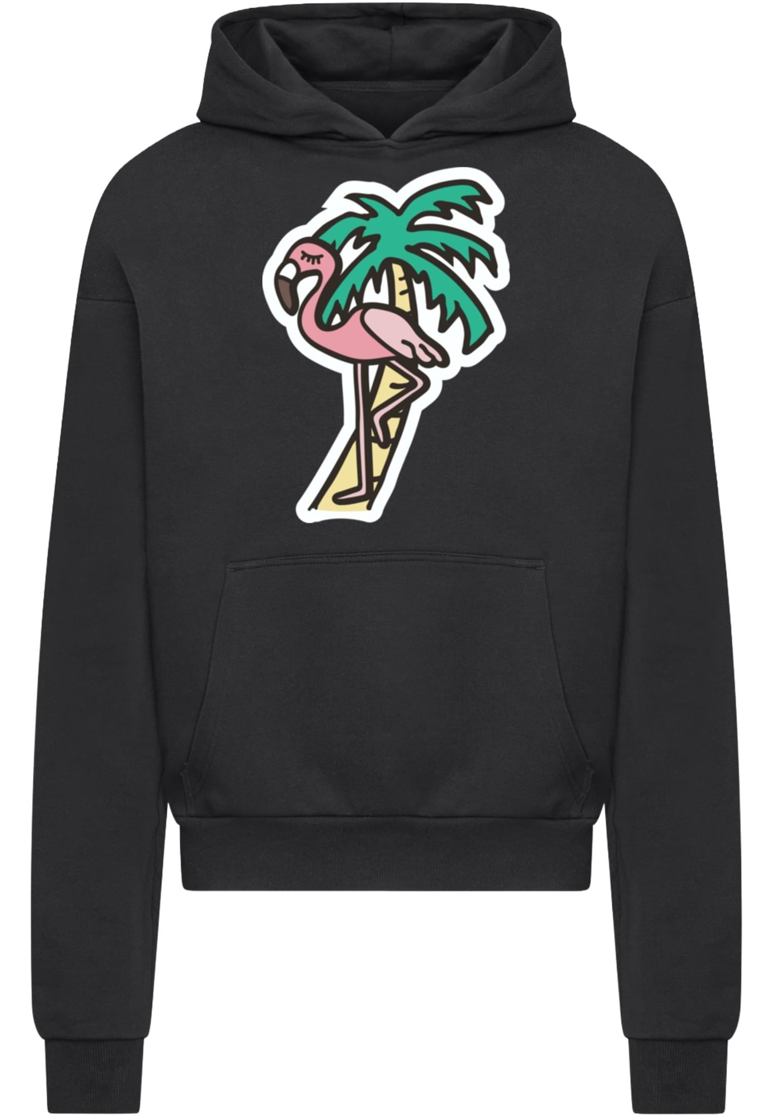 MT Men Felpa con cappuccio Flamingo