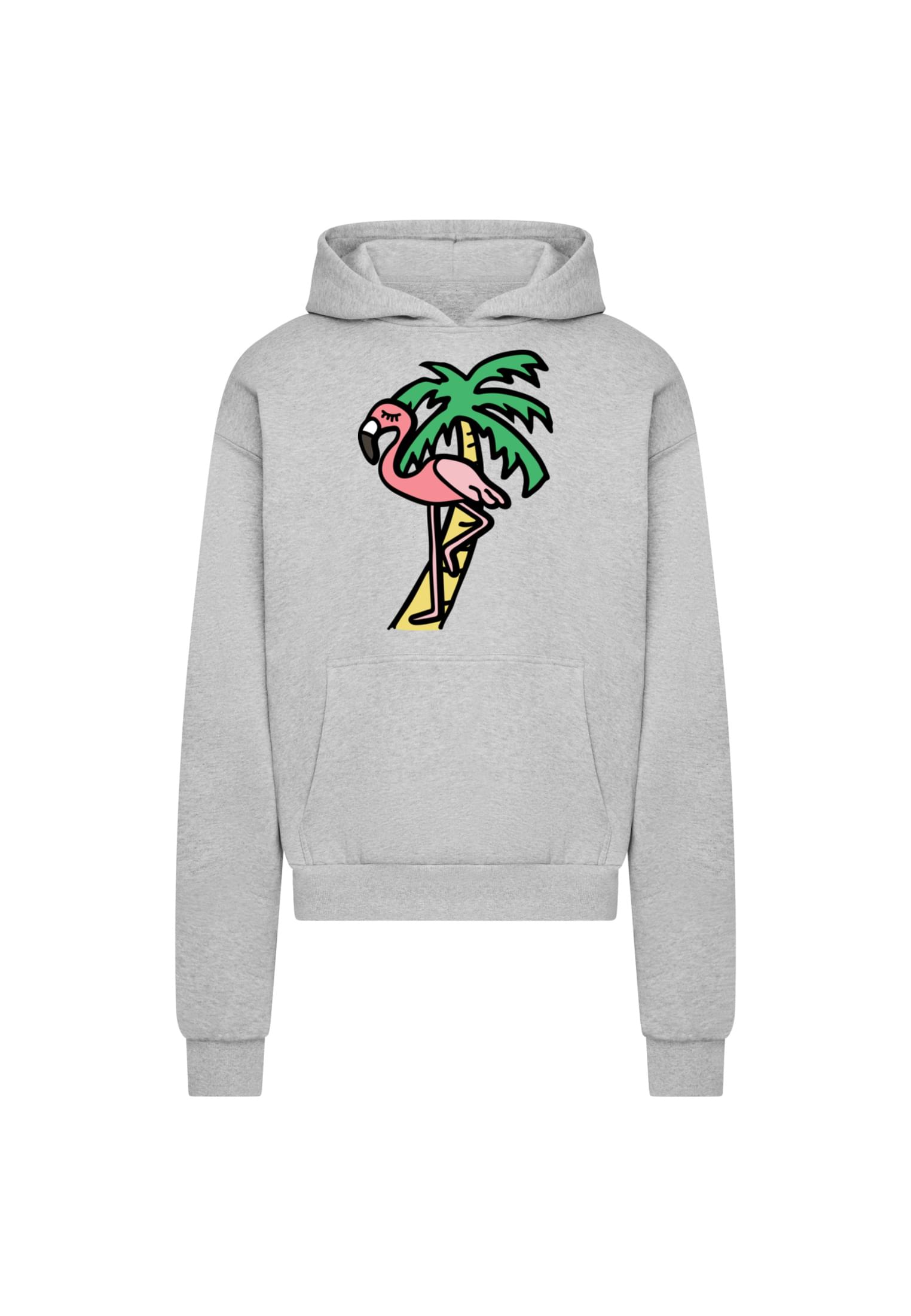 MT Felpa con cappuccio Flamingo