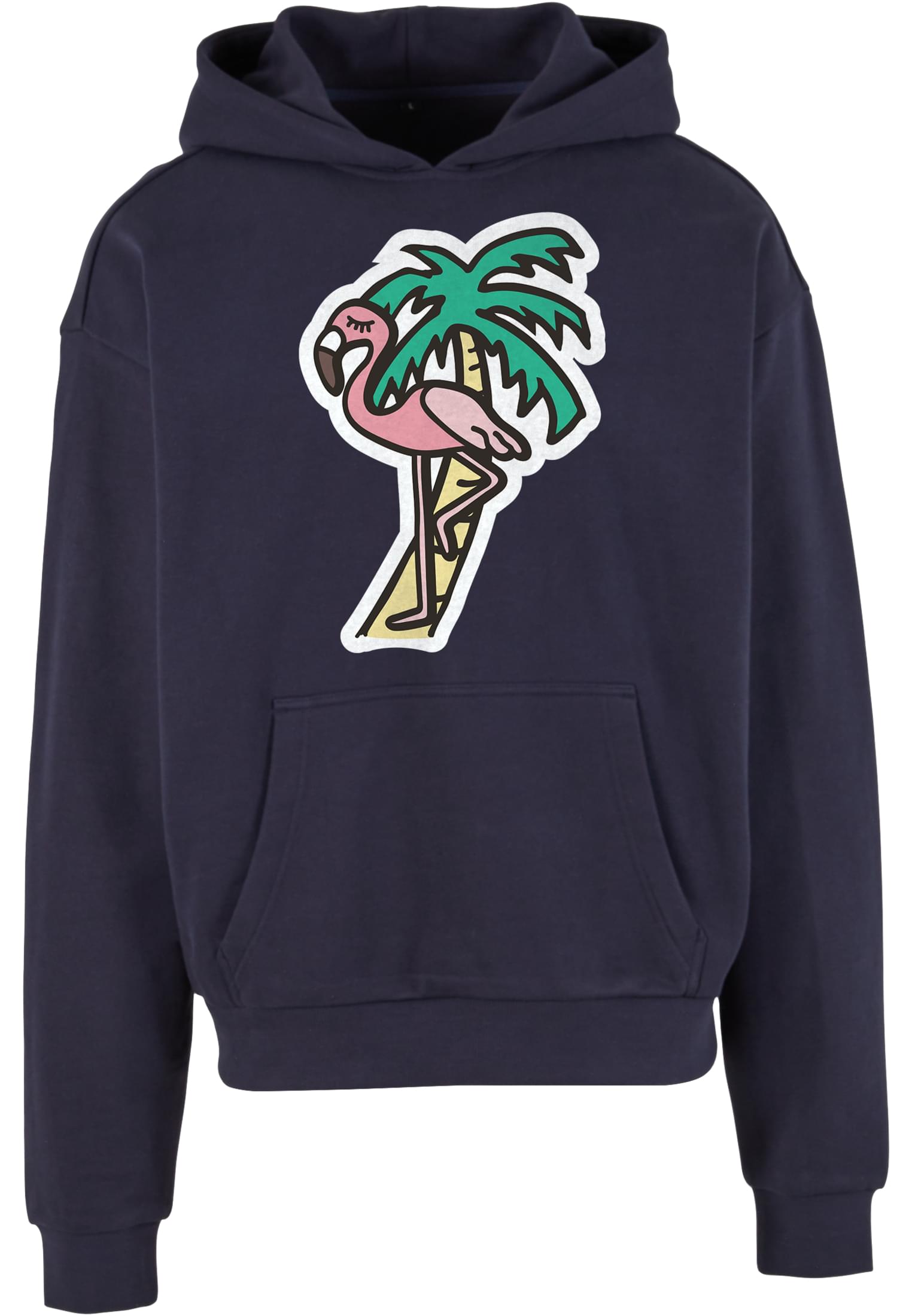 MT Men Felpa con cappuccio Flamingo