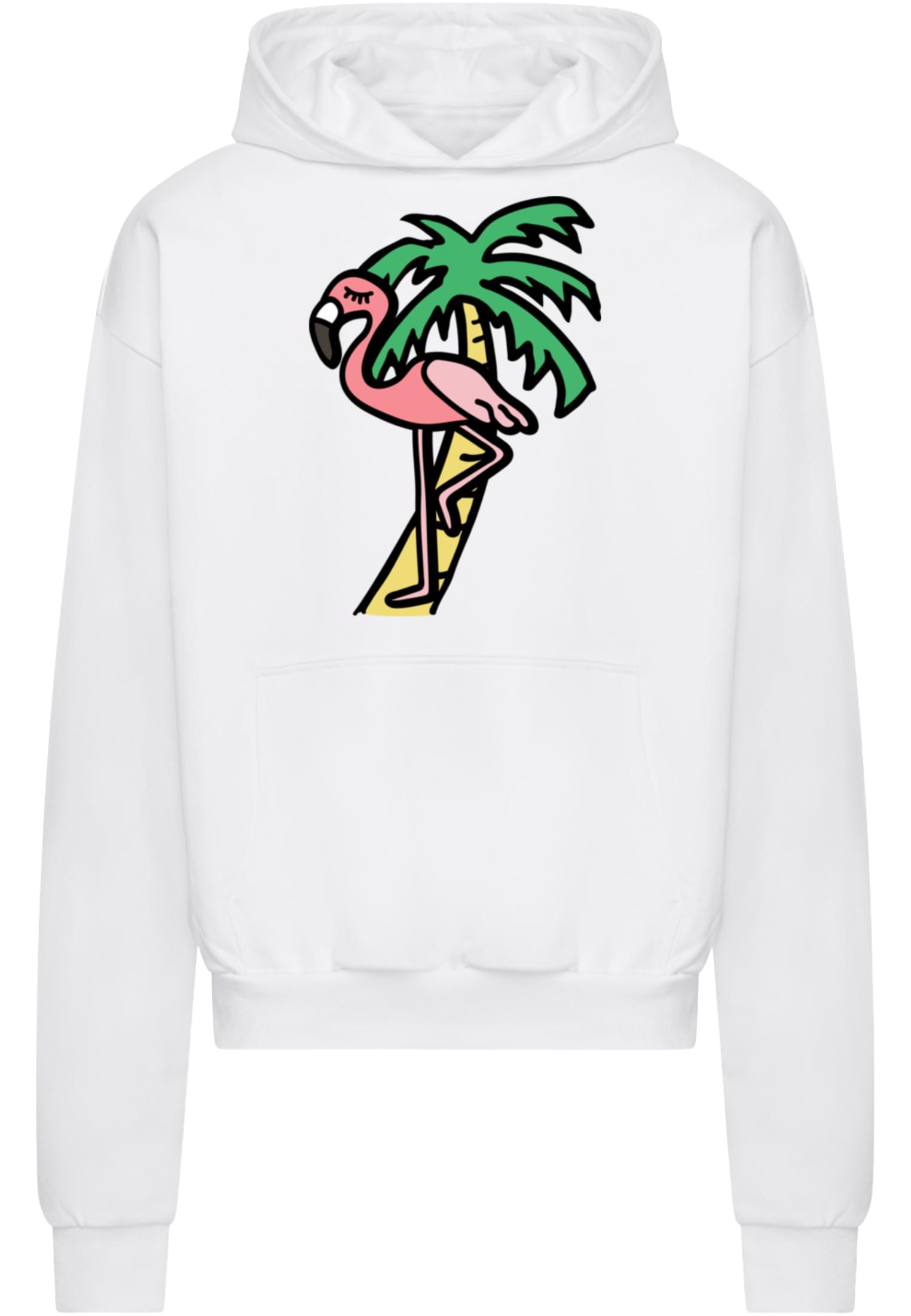 MT Men Felpa con cappuccio Flamingo