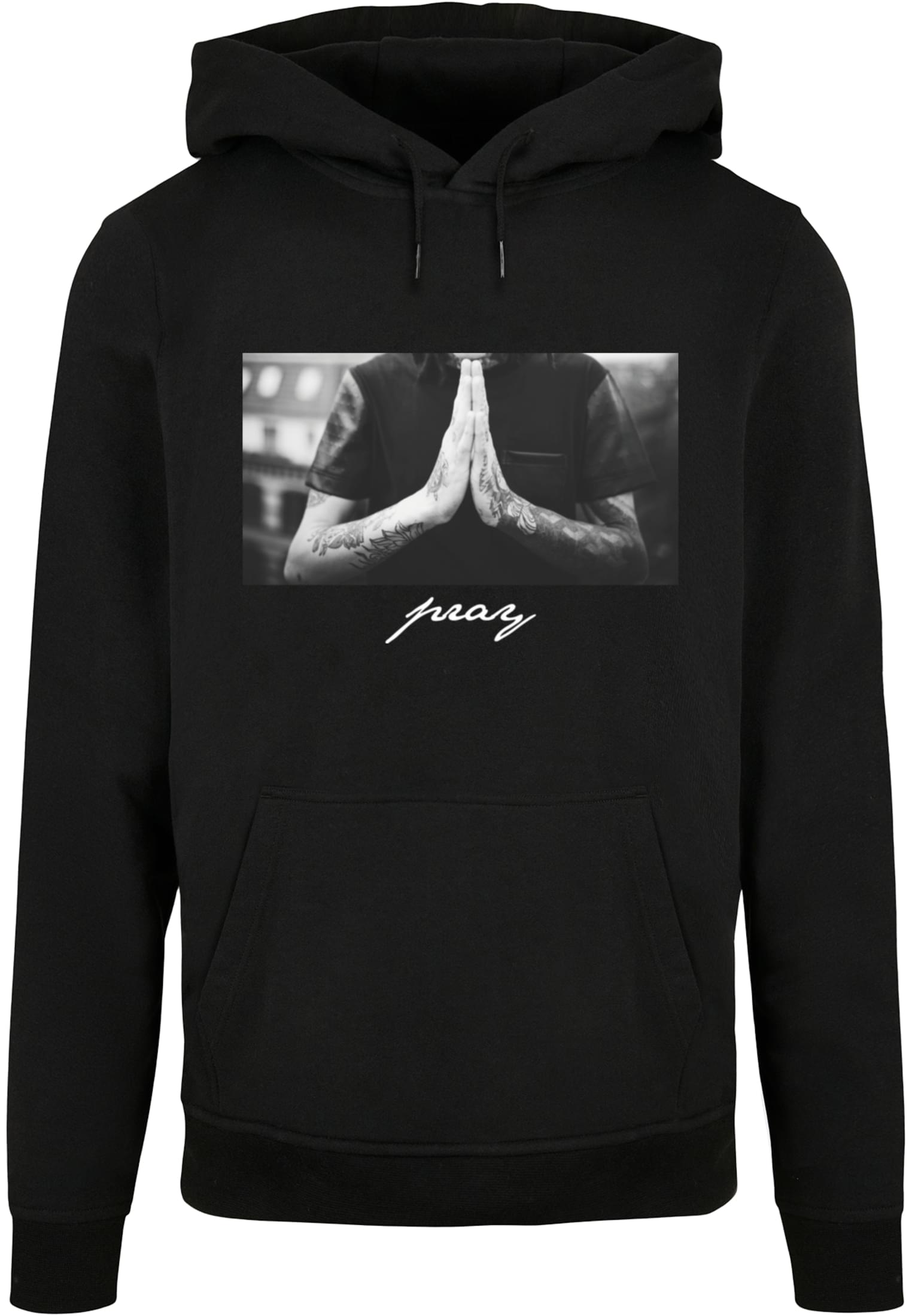 MT Men Felpa con cappuccio Pray New Basic
