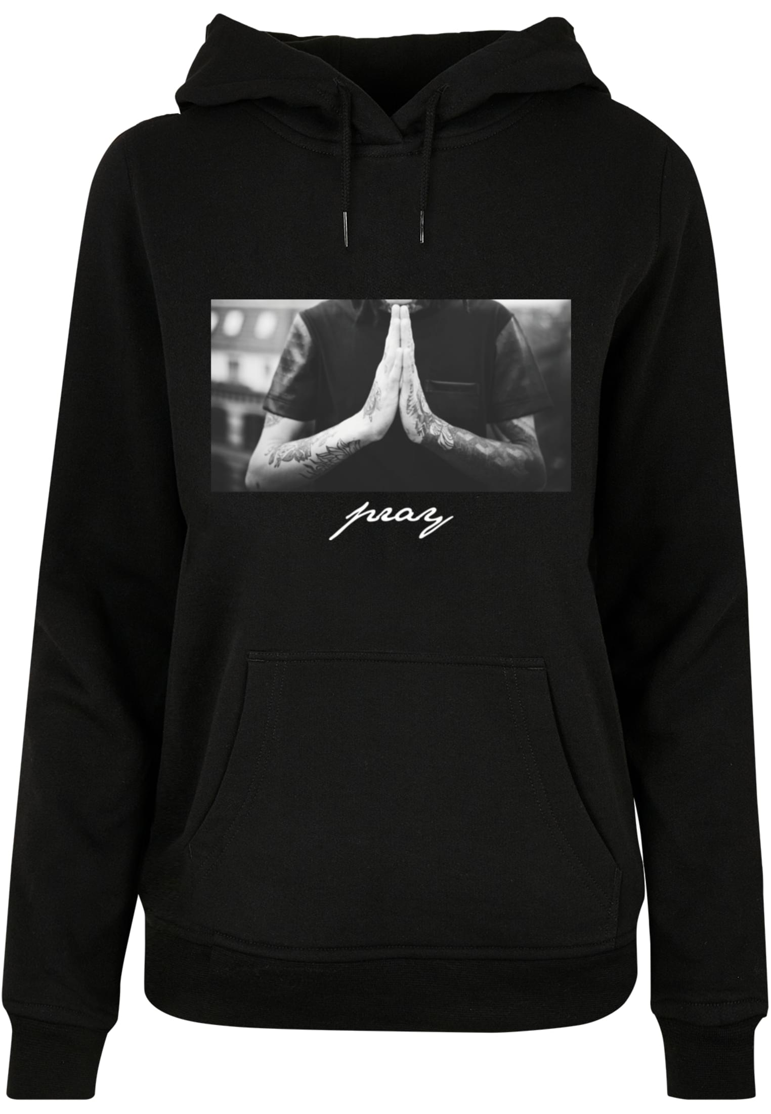 MT Ladies Felpa con cappuccio Pray New Basic
