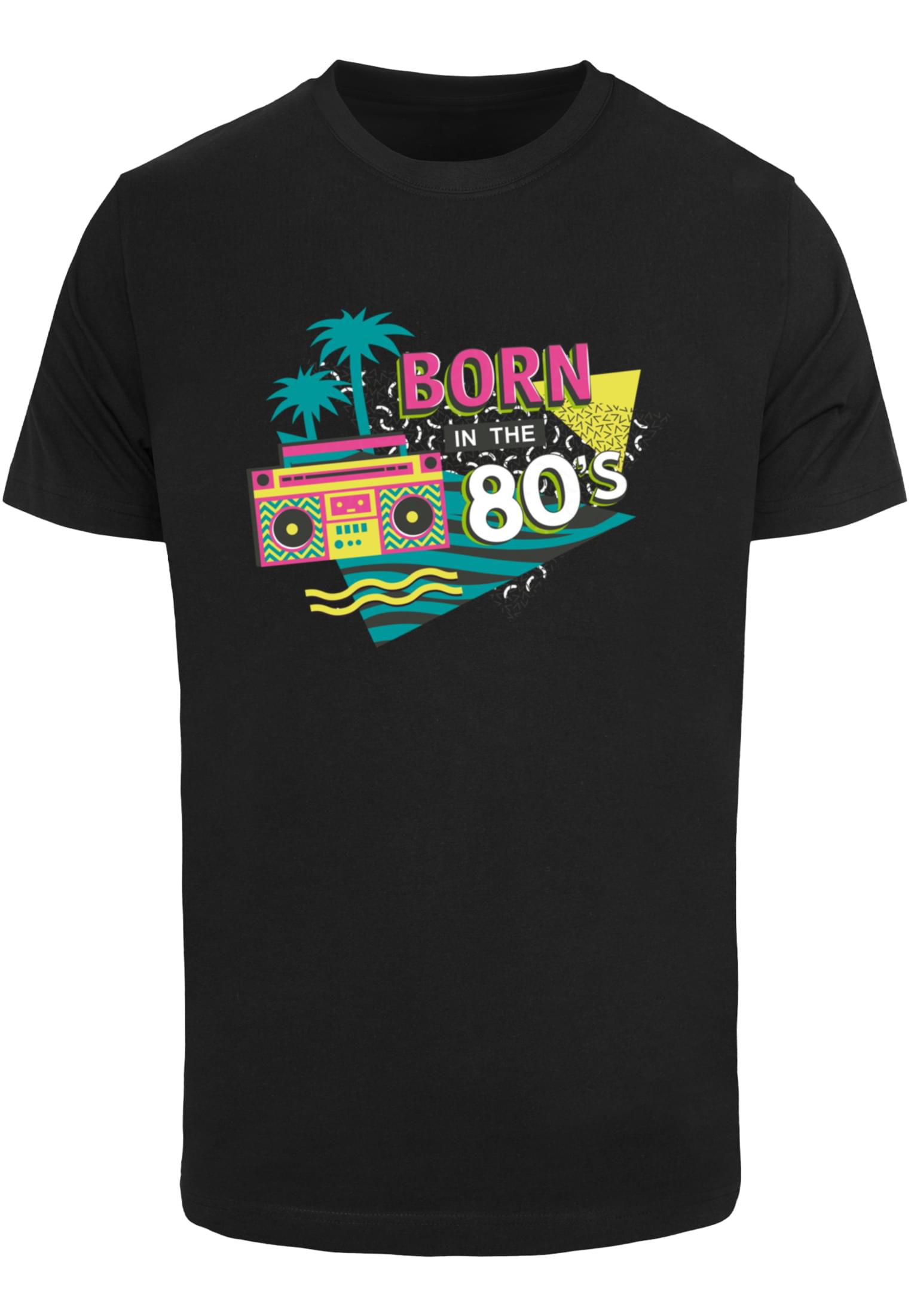 MT Men Maglietta Born In The Round Neck