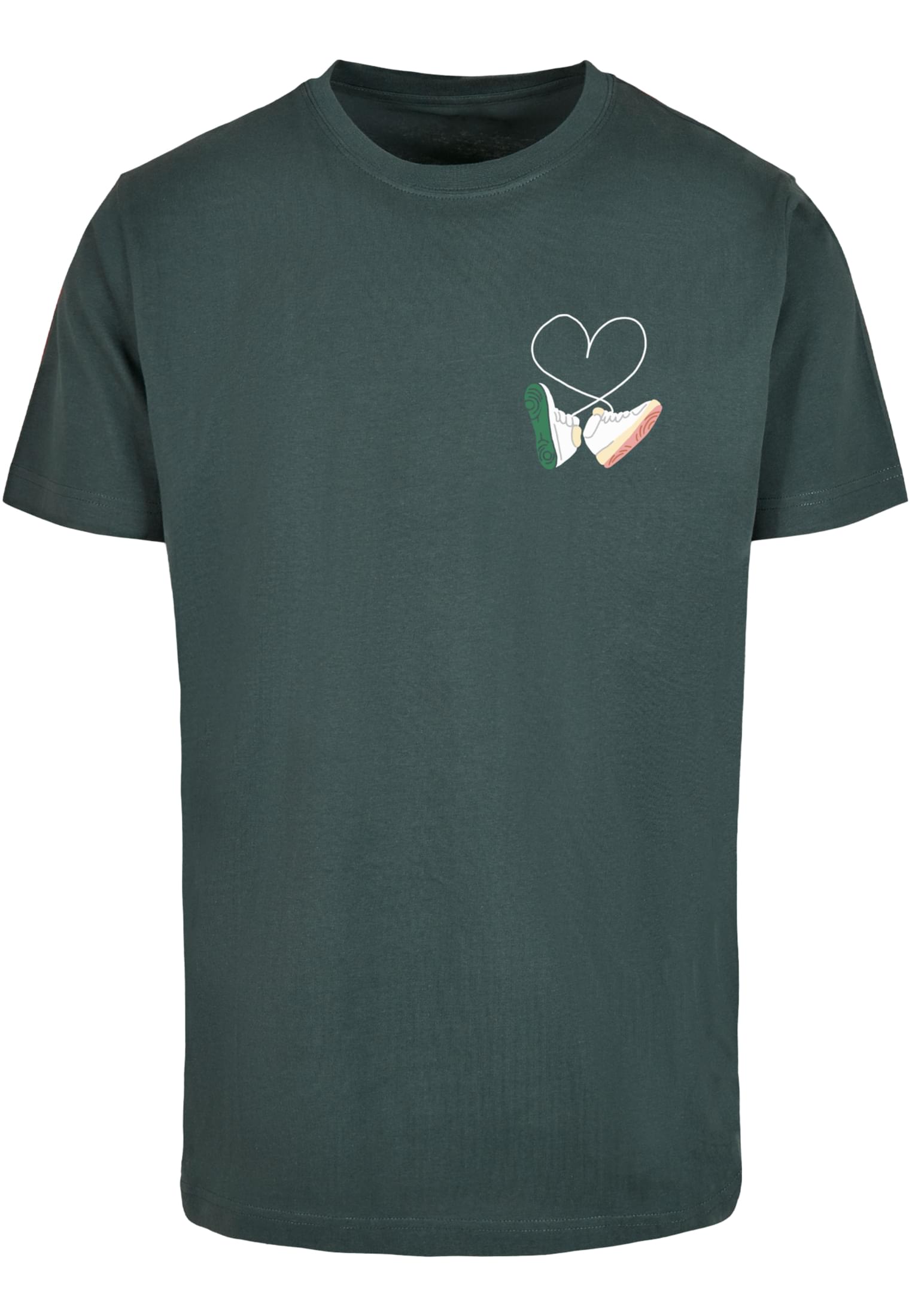 MT Men Maglietta Kicks Love Round Neck bottlegreen