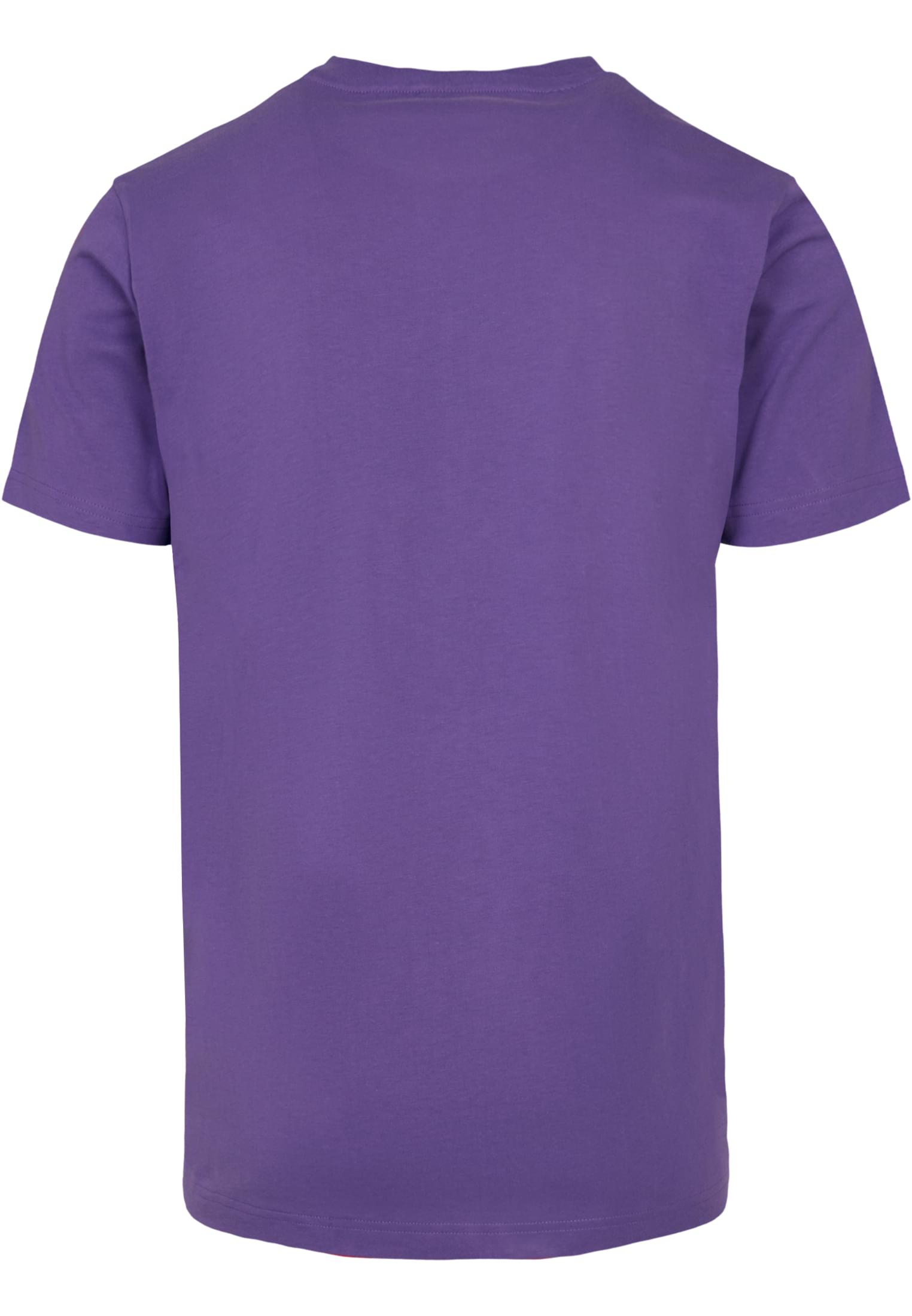 MT Men Maglietta Geometric Retro Round Neck ultraviolet