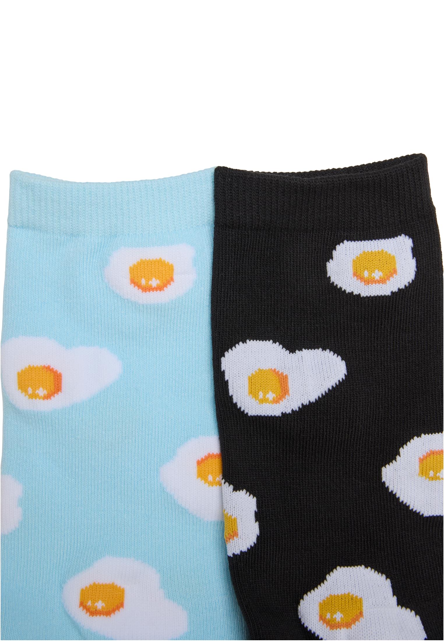 MT Calze Fried Egg black/lightblue
