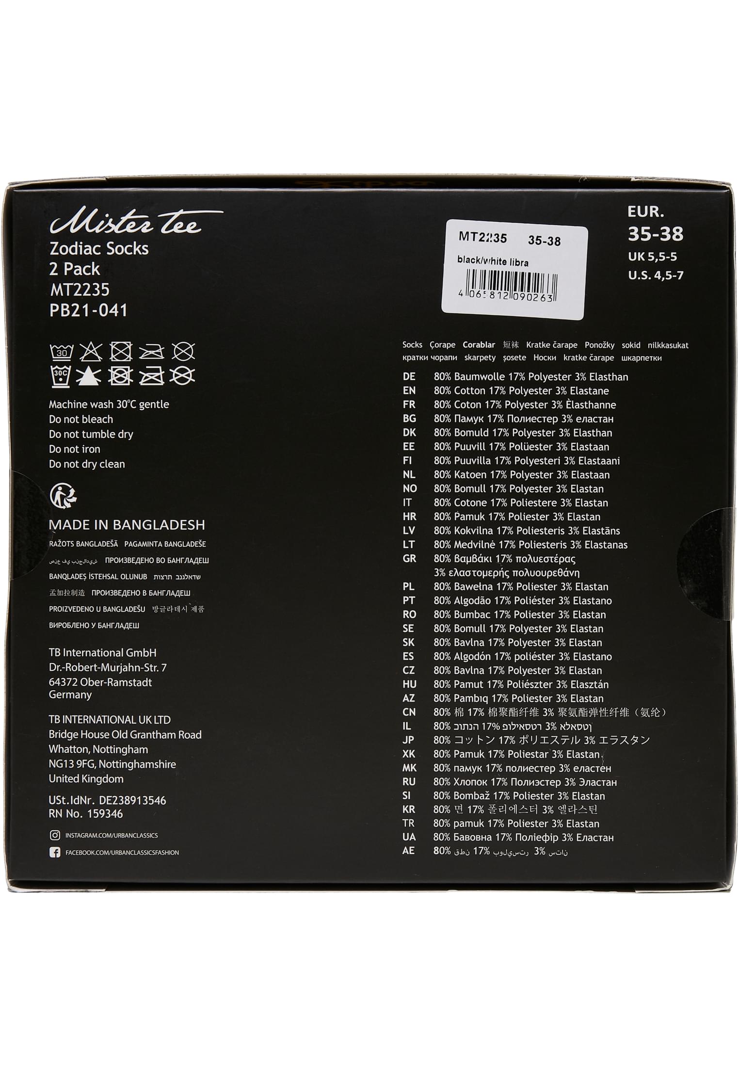 MT Accessoires Calze Zodiac libra