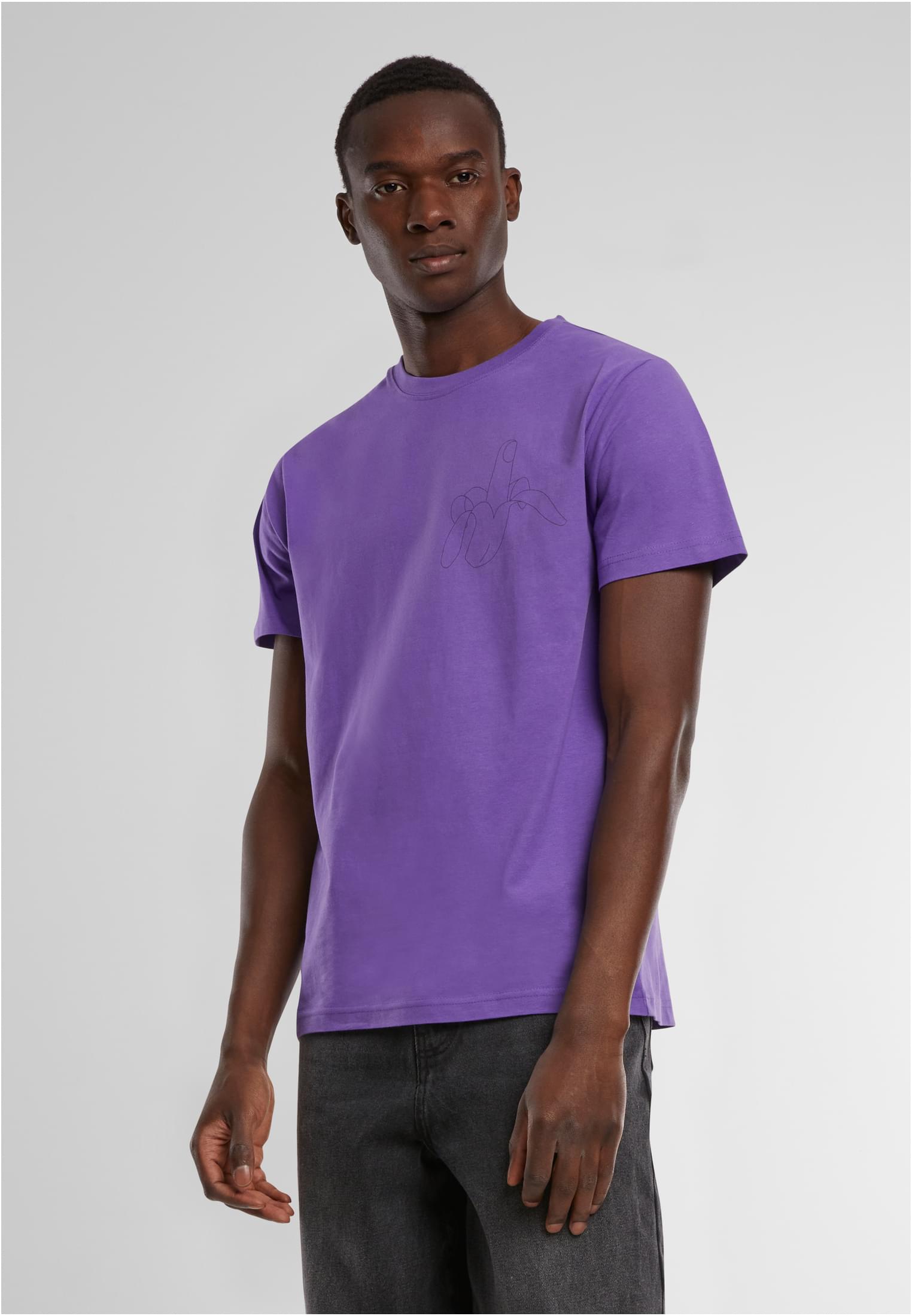 MT Men Maglietta Rude Banana T- Round Neck