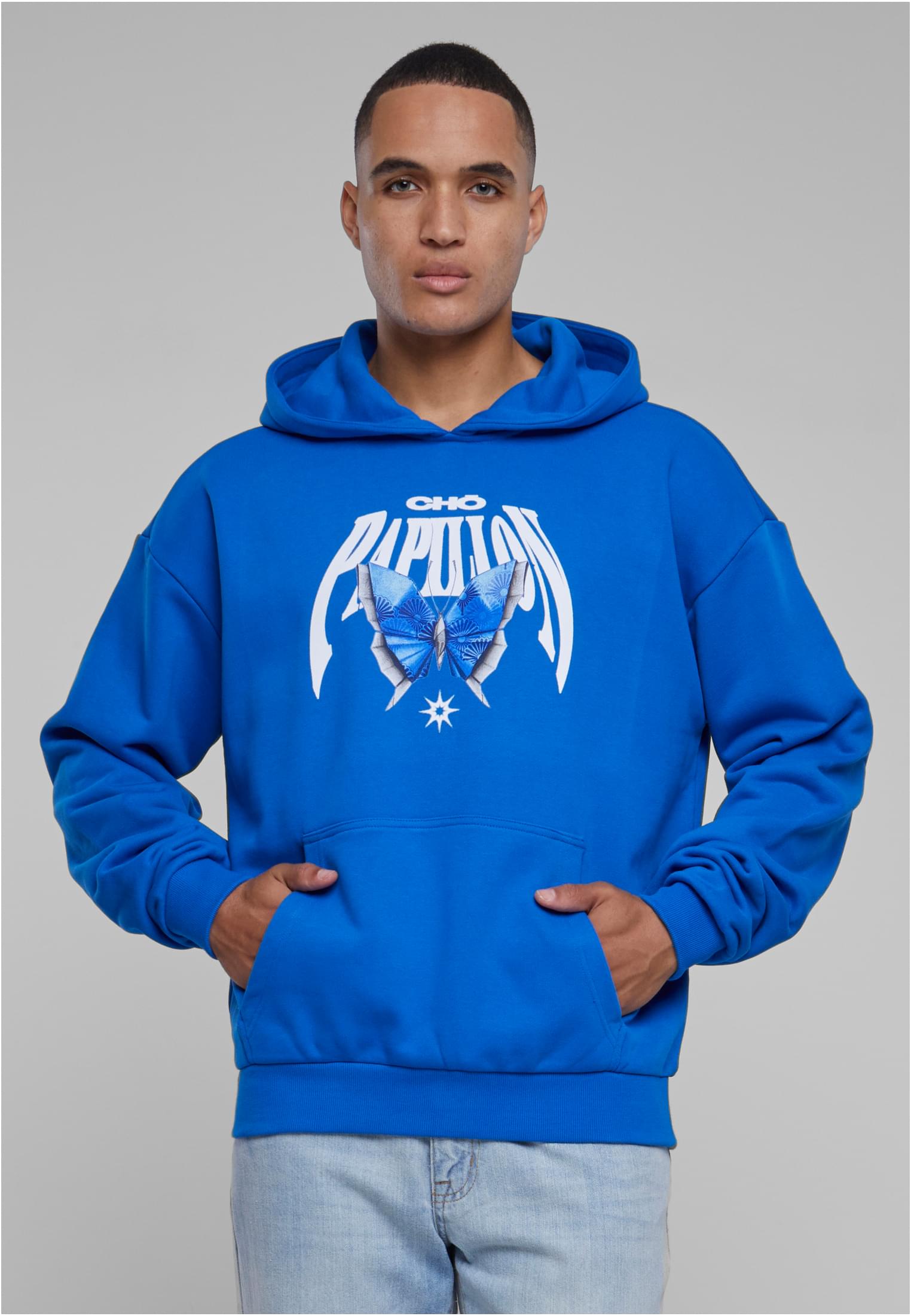 MT Upscale Felpa con cappuccio Origami Heavy Oversize cobaltblue