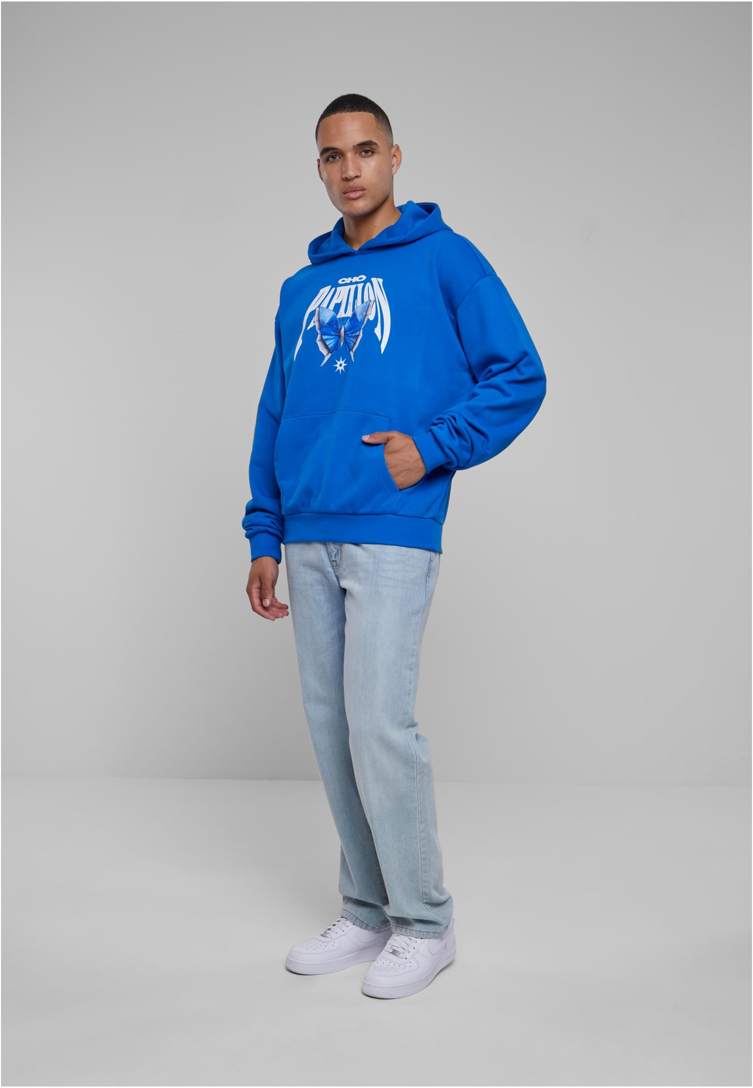 MT Upscale Felpa con cappuccio Origami Heavy Oversize cobaltblue