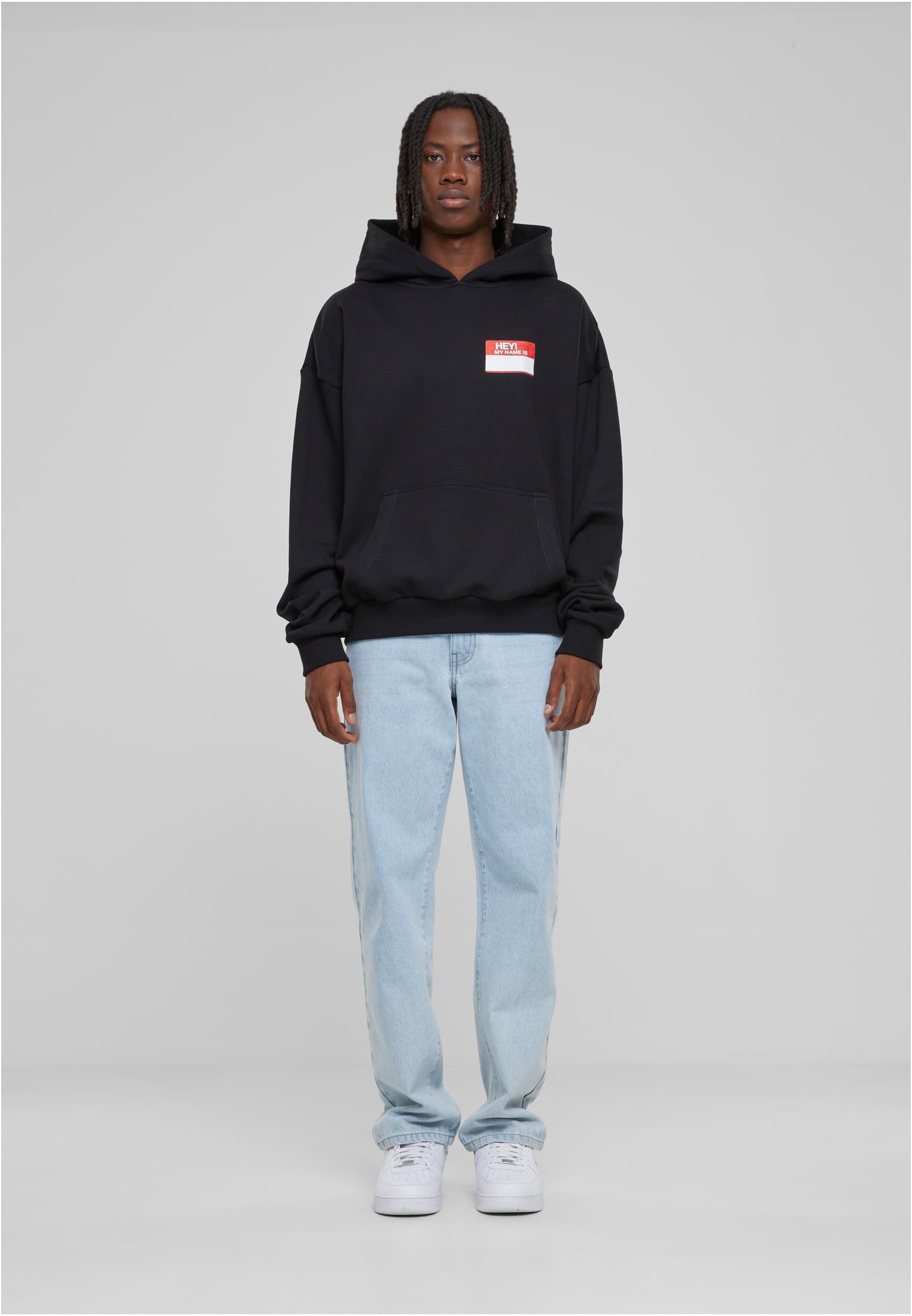 MT Upscale Felpa con cappuccio Hey! My Name Is Oversize