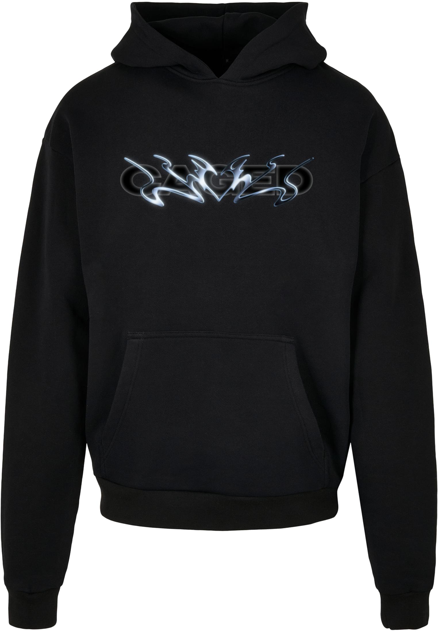 MT Upscale Felpa con cappuccio Cagedchrome Ultra Heavy Oversize