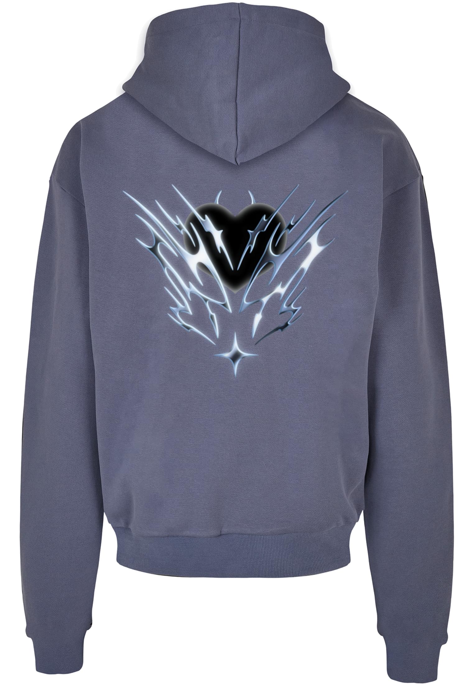 MT Upscale Felpa con cappuccio Cagedchrome Ultra Heavy Oversize vintageblue