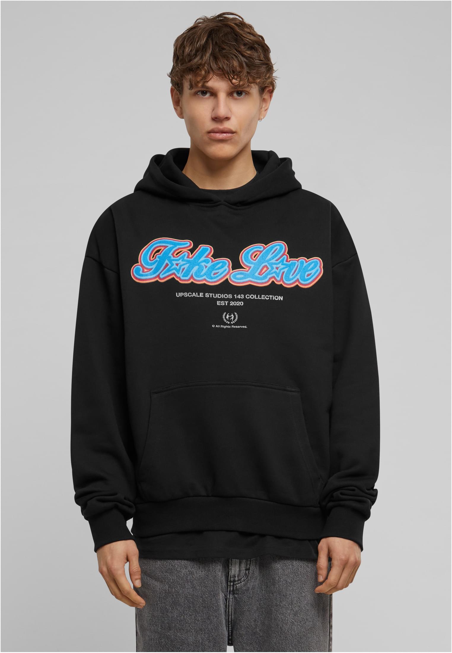 MT Upscale Felpa con cappuccio F*ke L*ve Ultra Heavy Oversize