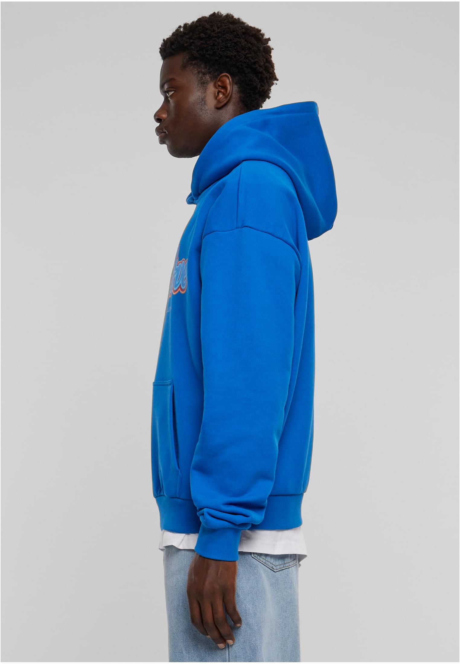 MT Upscale Felpa con cappuccio F*ke L*ve Ultra Heavy Oversize cobalt