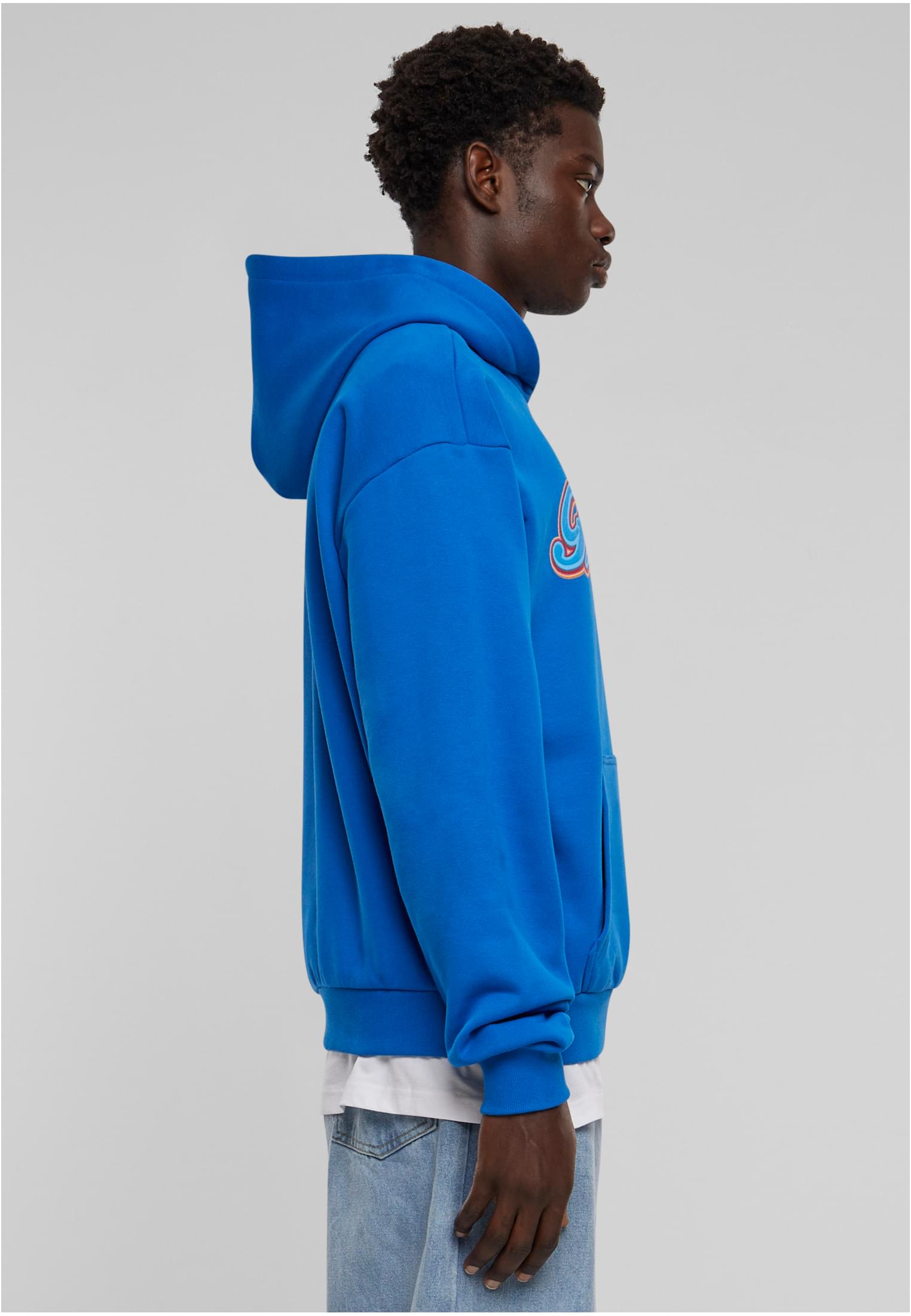 MT Upscale Felpa con cappuccio F*ke L*ve Ultra Heavy Oversize cobalt
