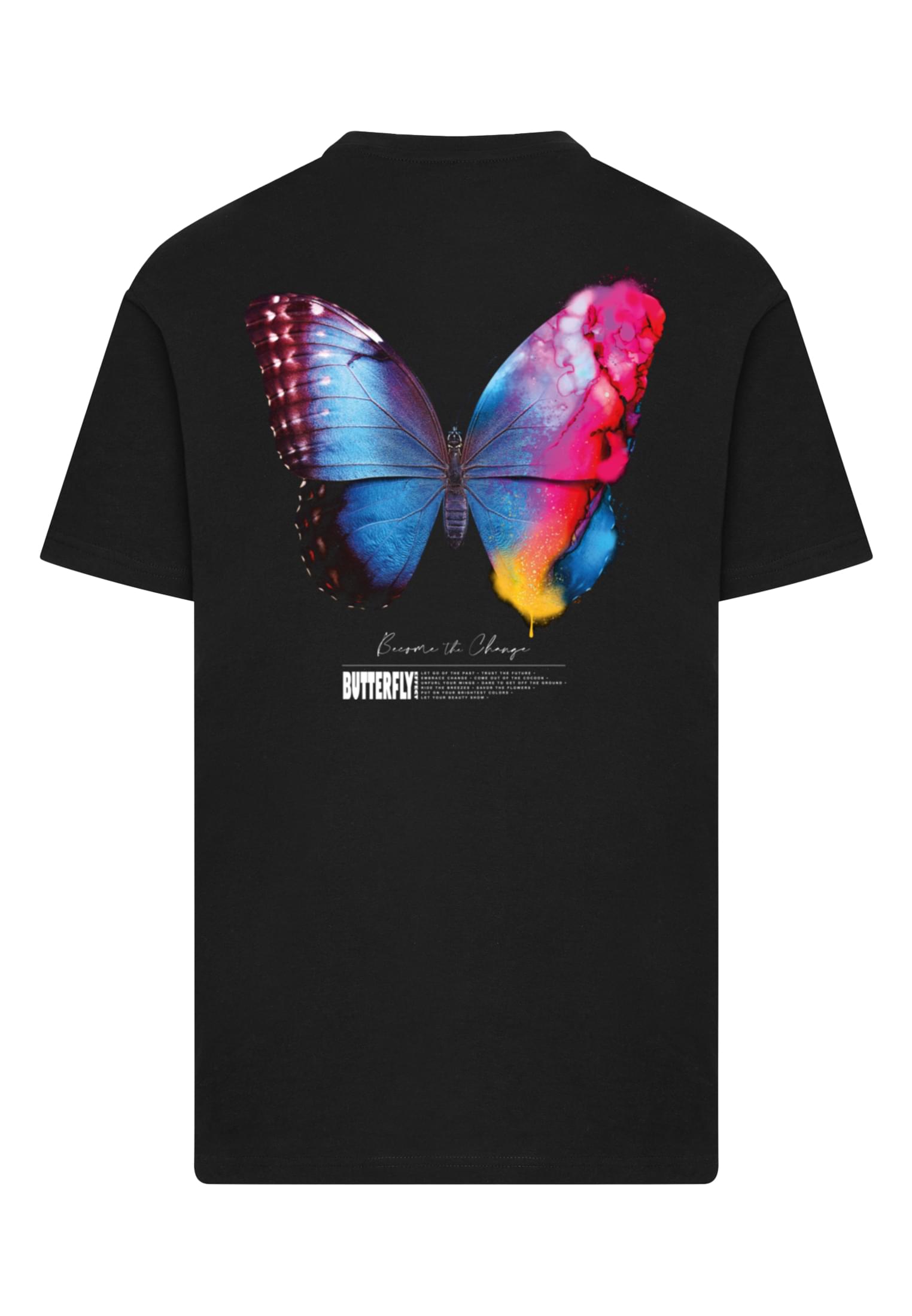 MT Men Maglietta Become the Change Butterfly