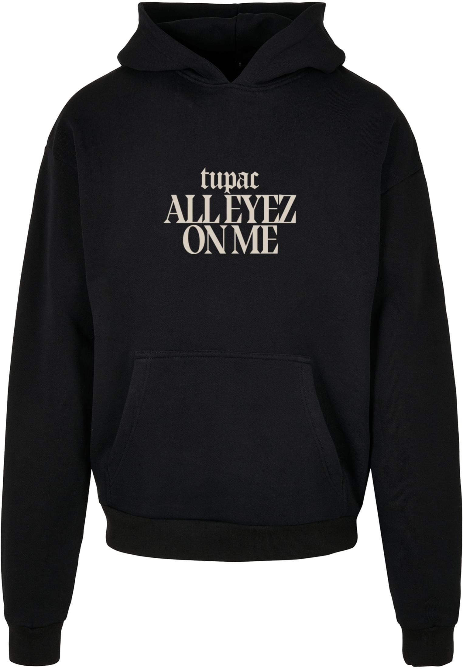 Merchcode Felpa con cappuccio All Eyez on me Tracklist Ultra Heavy Oversize