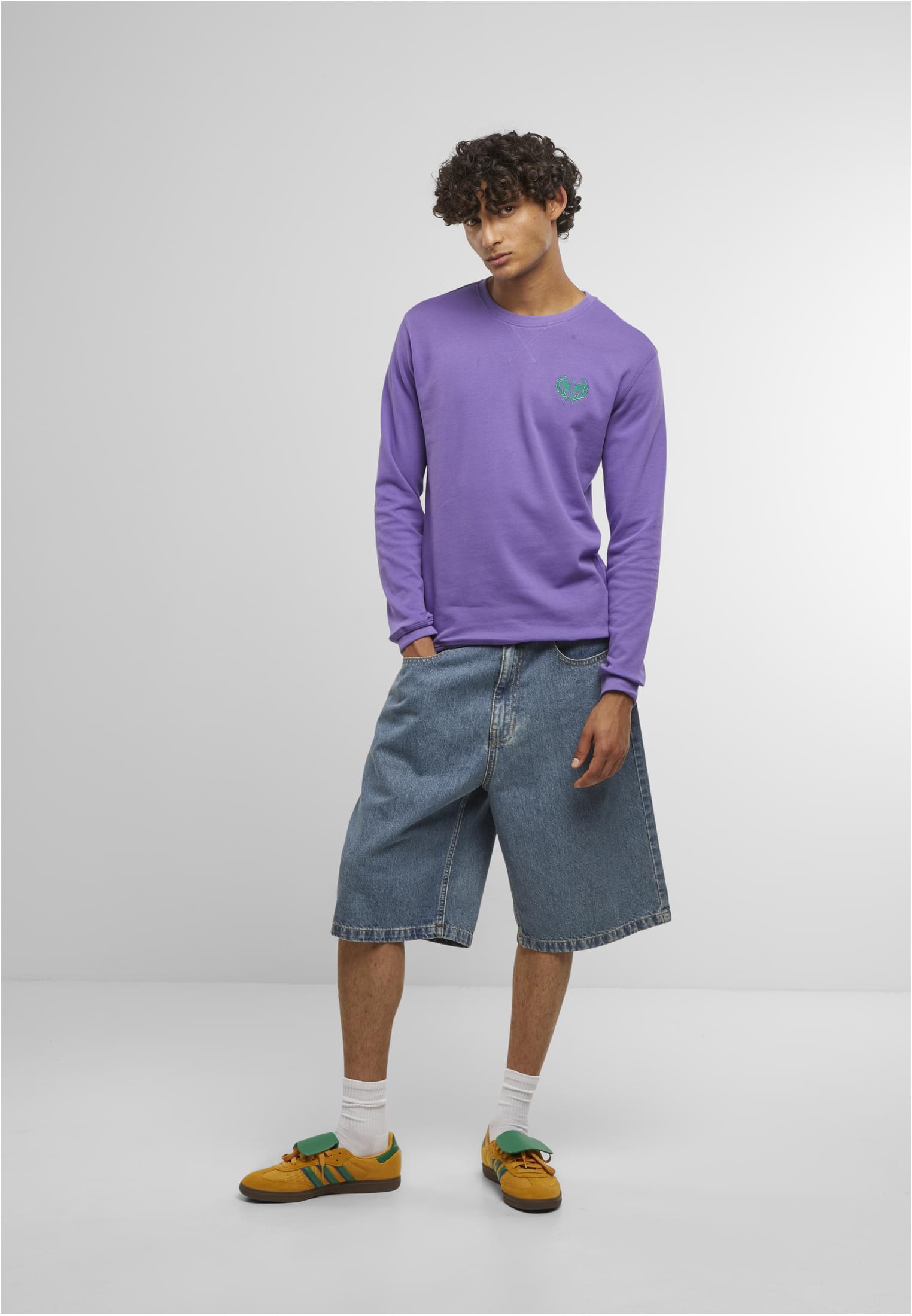 MT Men Felpa Courtside Sports EMB Light Crew ultraviolet
