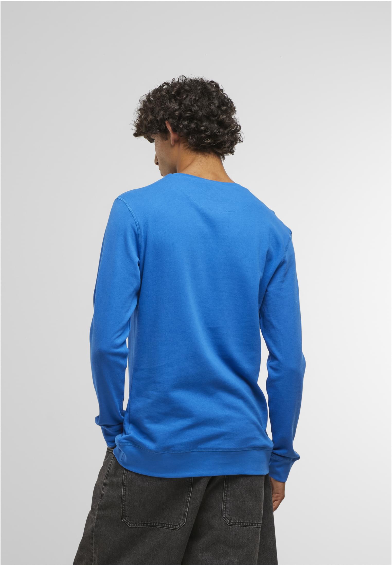 MT Men Felpa Anchor Sign EMB Light Crew cobalt