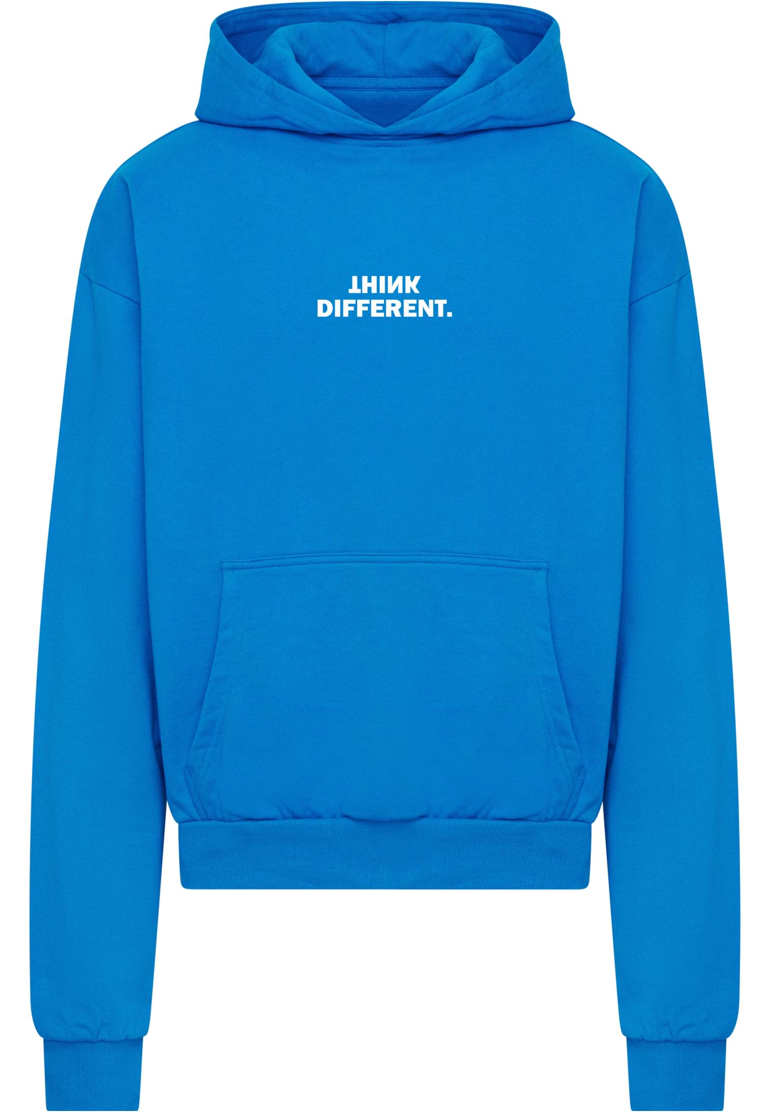 MT Men Felpa con cappuccio Think Different Heavy Oversize cobalt