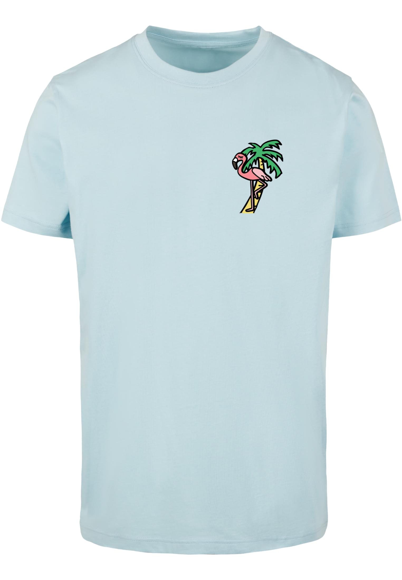 MT Men Maglietta Flamingo Round Neck ocean