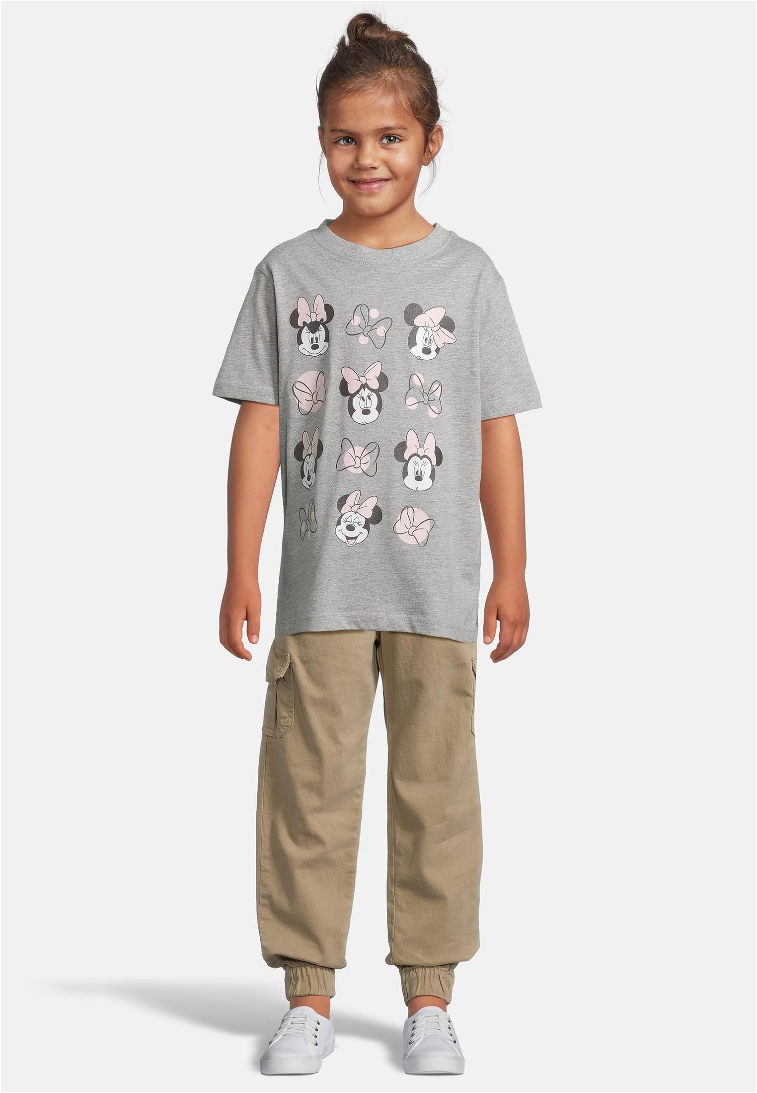 MT Maglietta Pack kurzarm Minnie Mouse white+heathergrey
