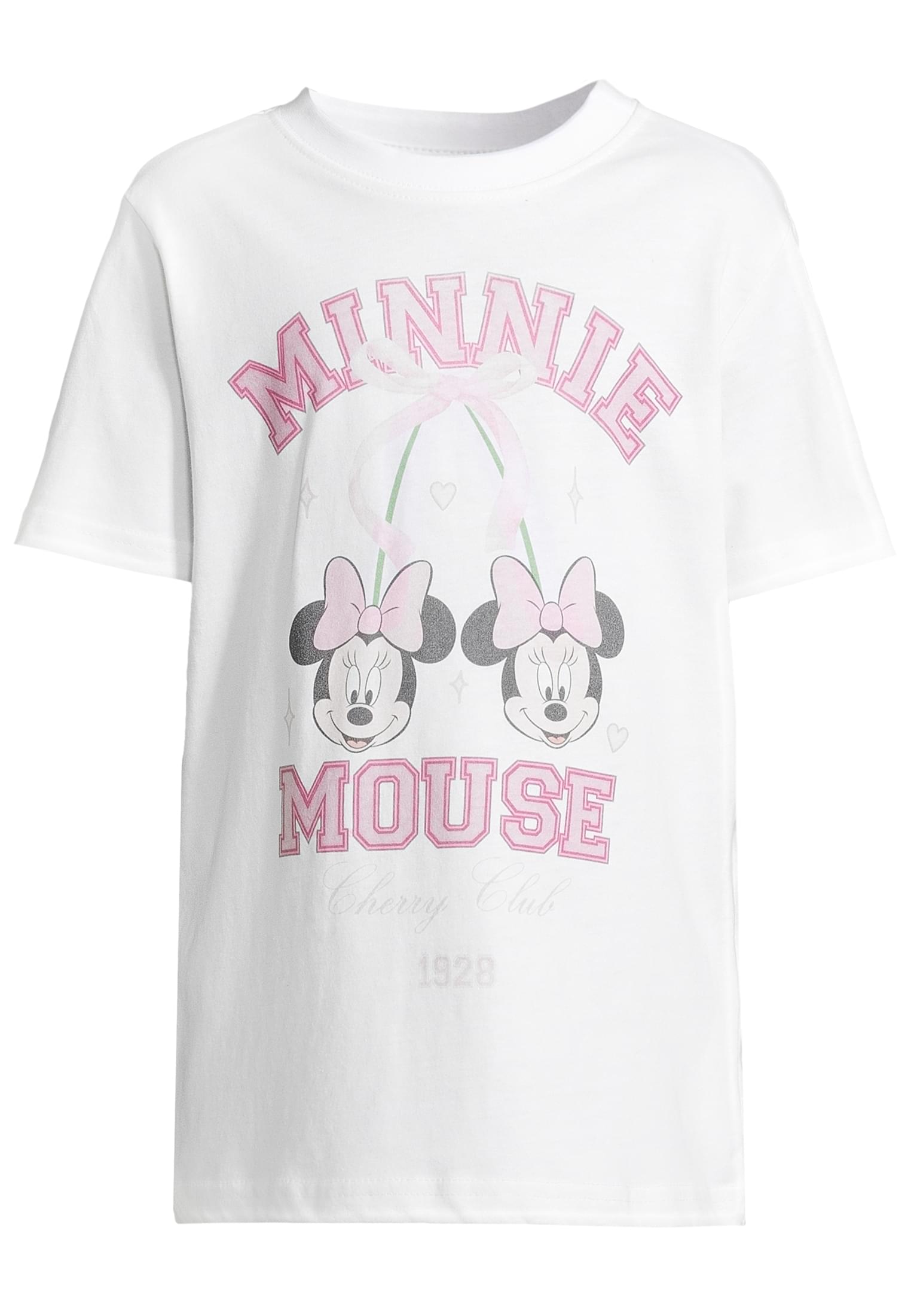 MT Maglietta Pack kurzarm Minnie Mouse white+heathergrey