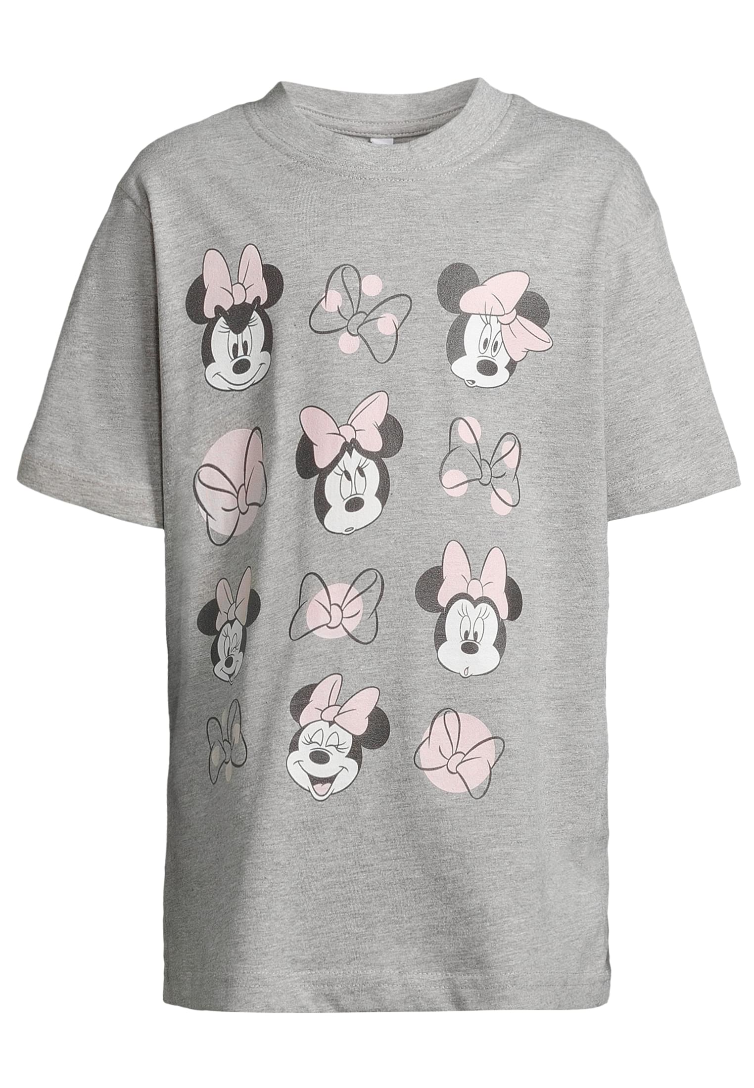 MT Maglietta Pack kurzarm Minnie Mouse white+heathergrey