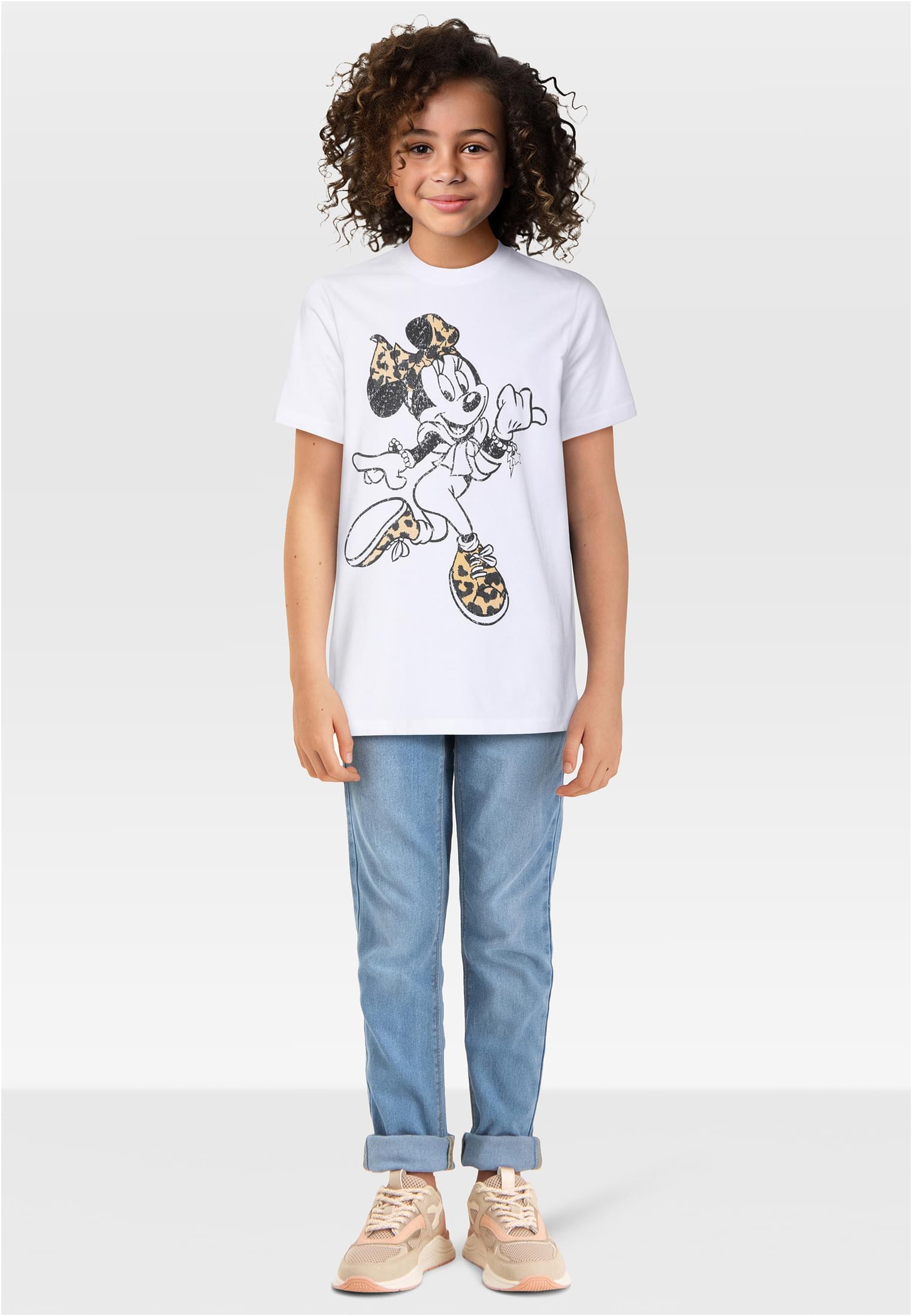 MT Maglietta Pack Minnie Mouse white+heathergrey