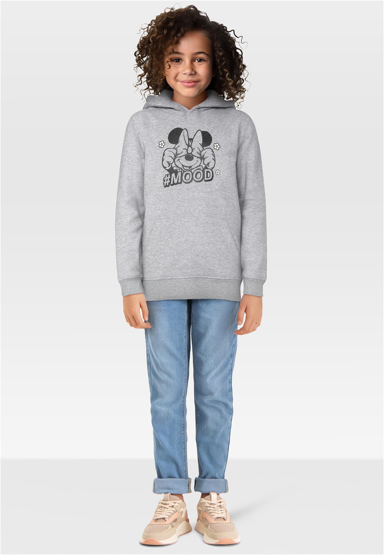 MT Maglietta Pack Minnie Mouse white+heathergrey