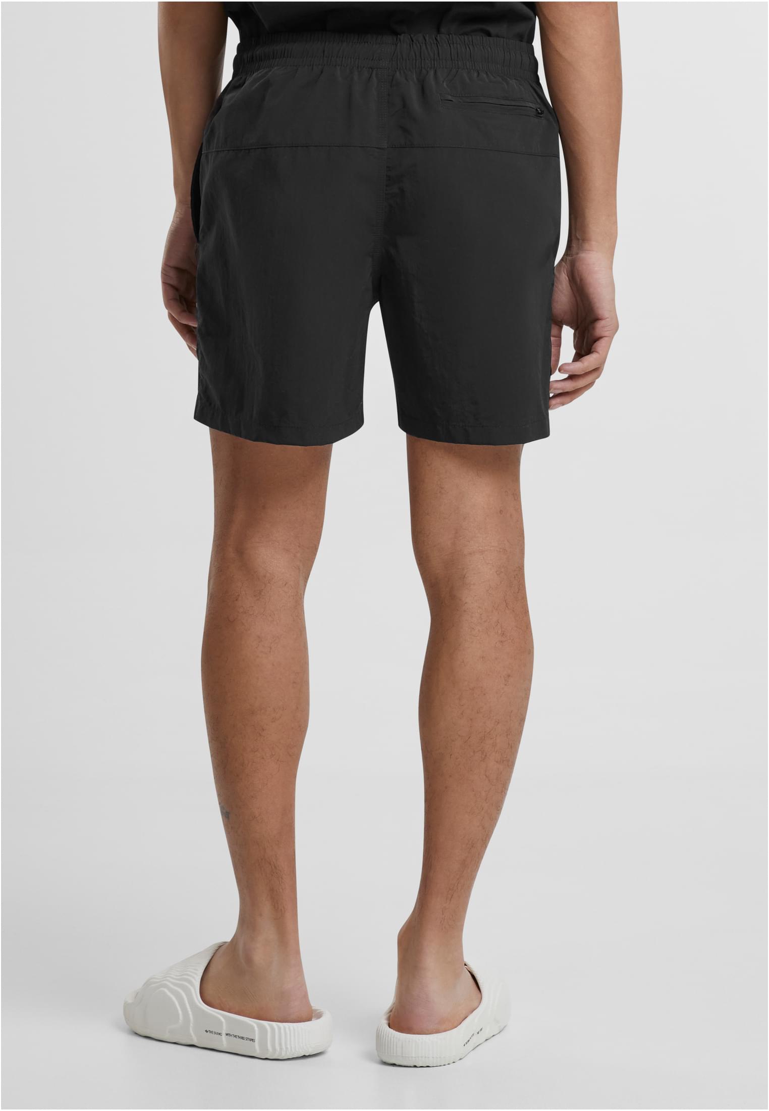 Urban Classics Pantaloncini Block Swim blk/blk+cherry