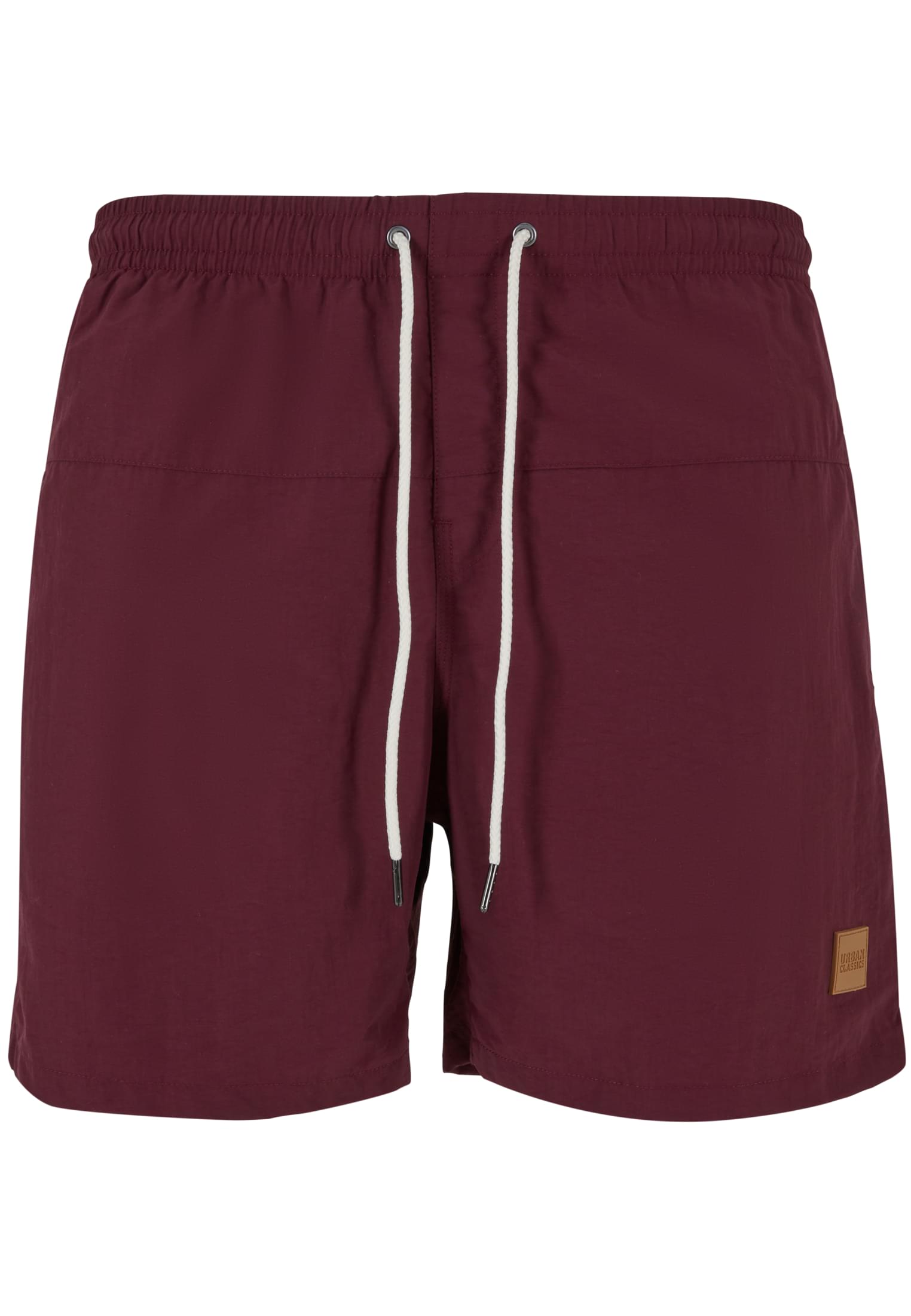 Urban Classics Pantaloncini Block Swim blk/blk+cherry