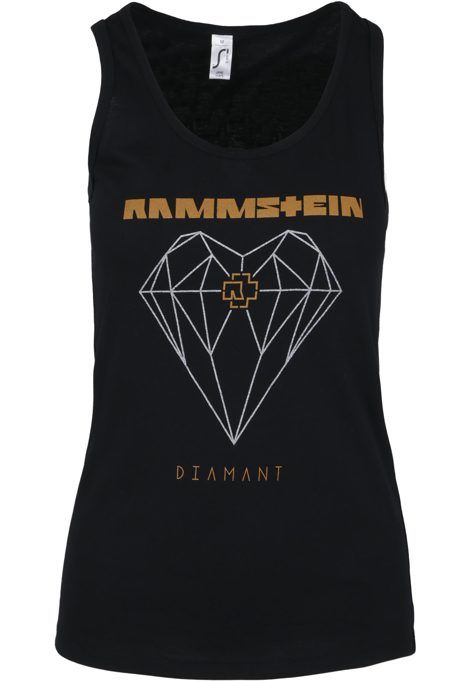 Show you View the Internet dump Ladies Rammstein Diamant Tanktop-RS017