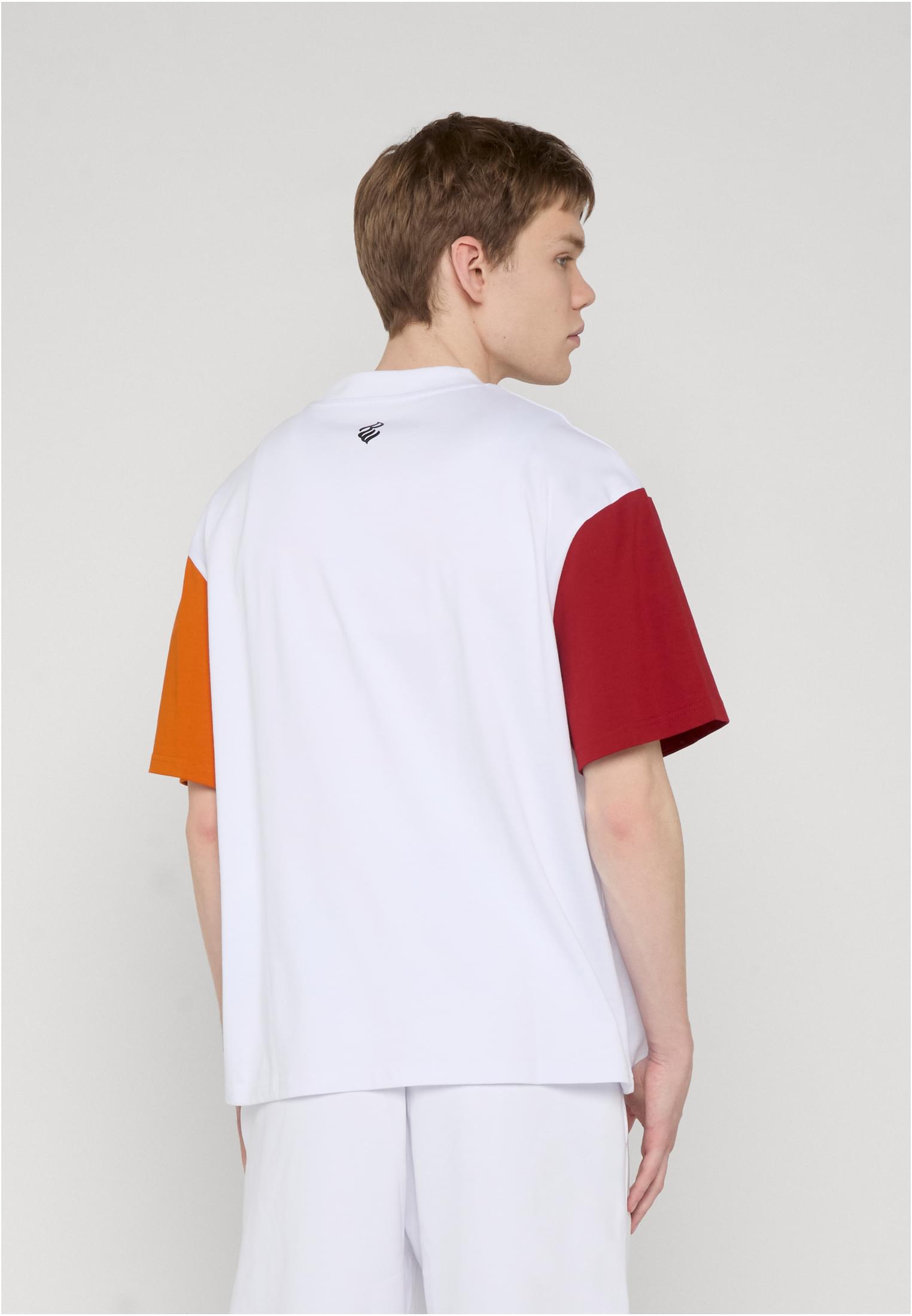 Rocawear Maglietta COLORED brightwhite/reddahlia/hawaiiansunset