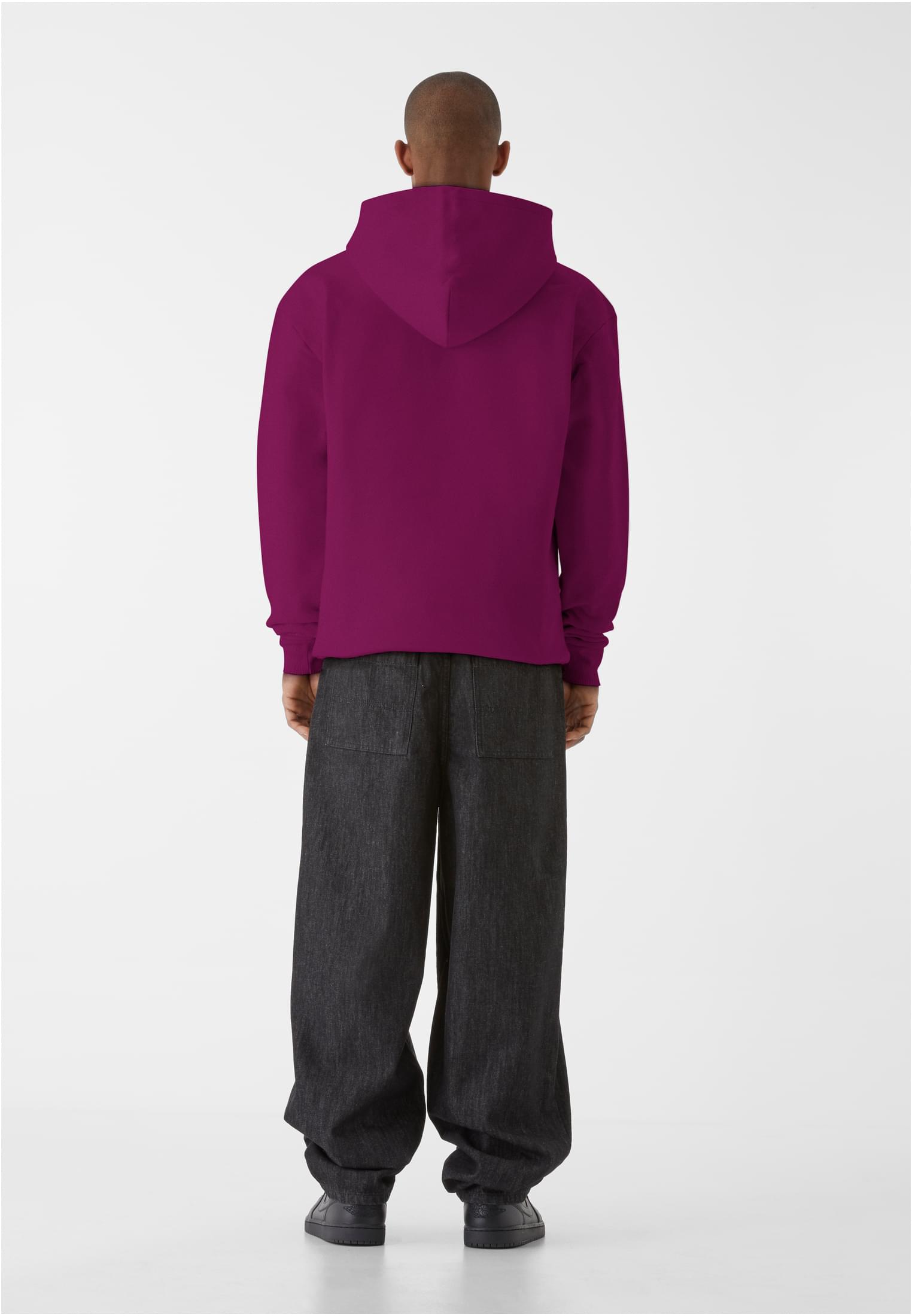 9N1M SENSE Felpa con cappuccio Sense Blank aubergine