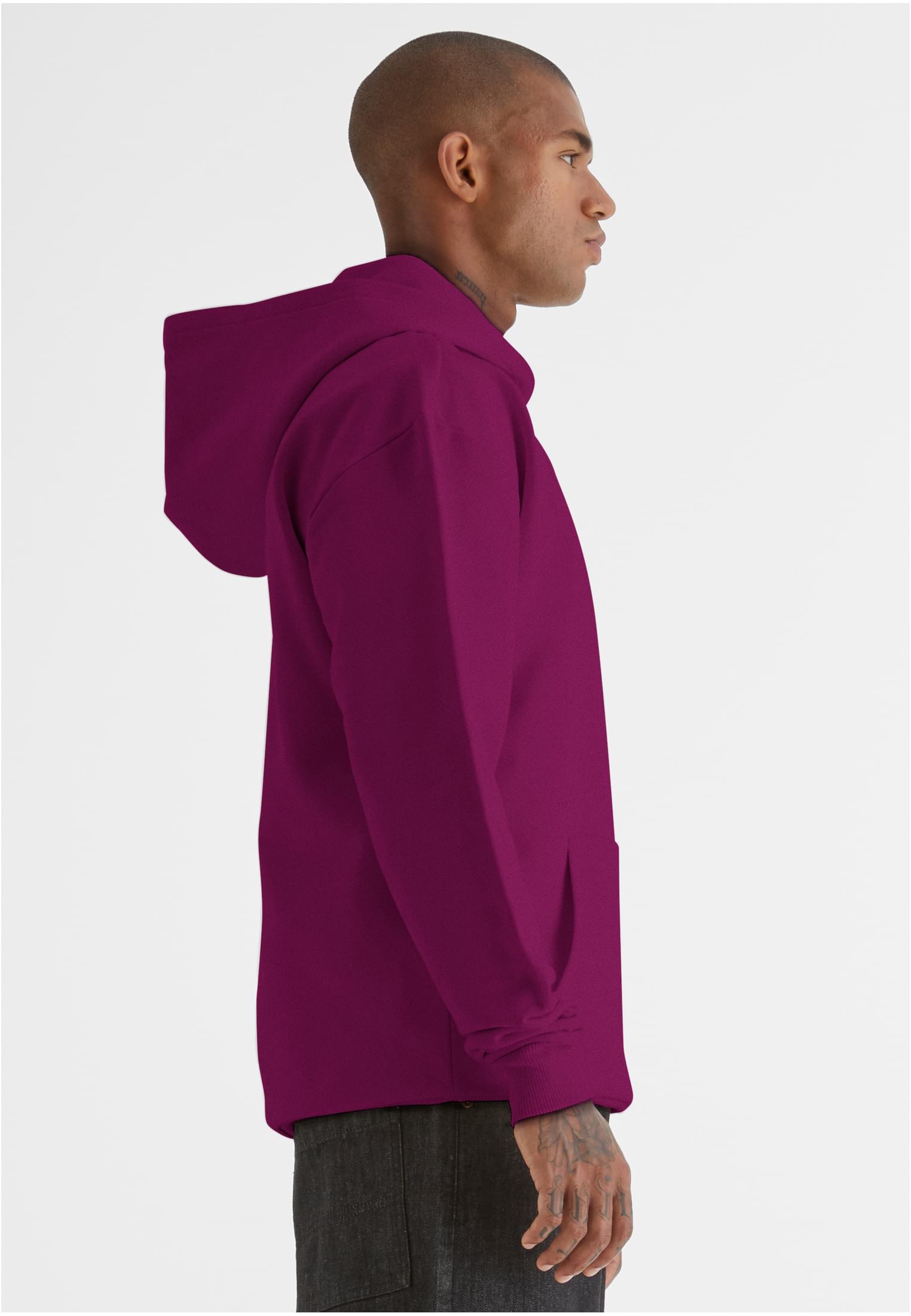 9N1M SENSE Felpa con cappuccio Sense Blank aubergine