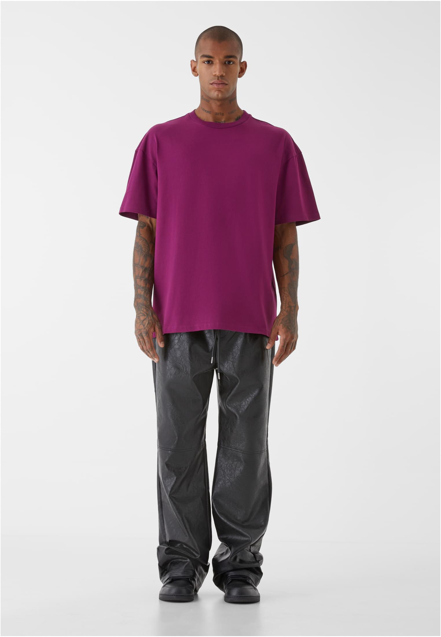9N1M SENSE Maglietta Sense Blank aubergine